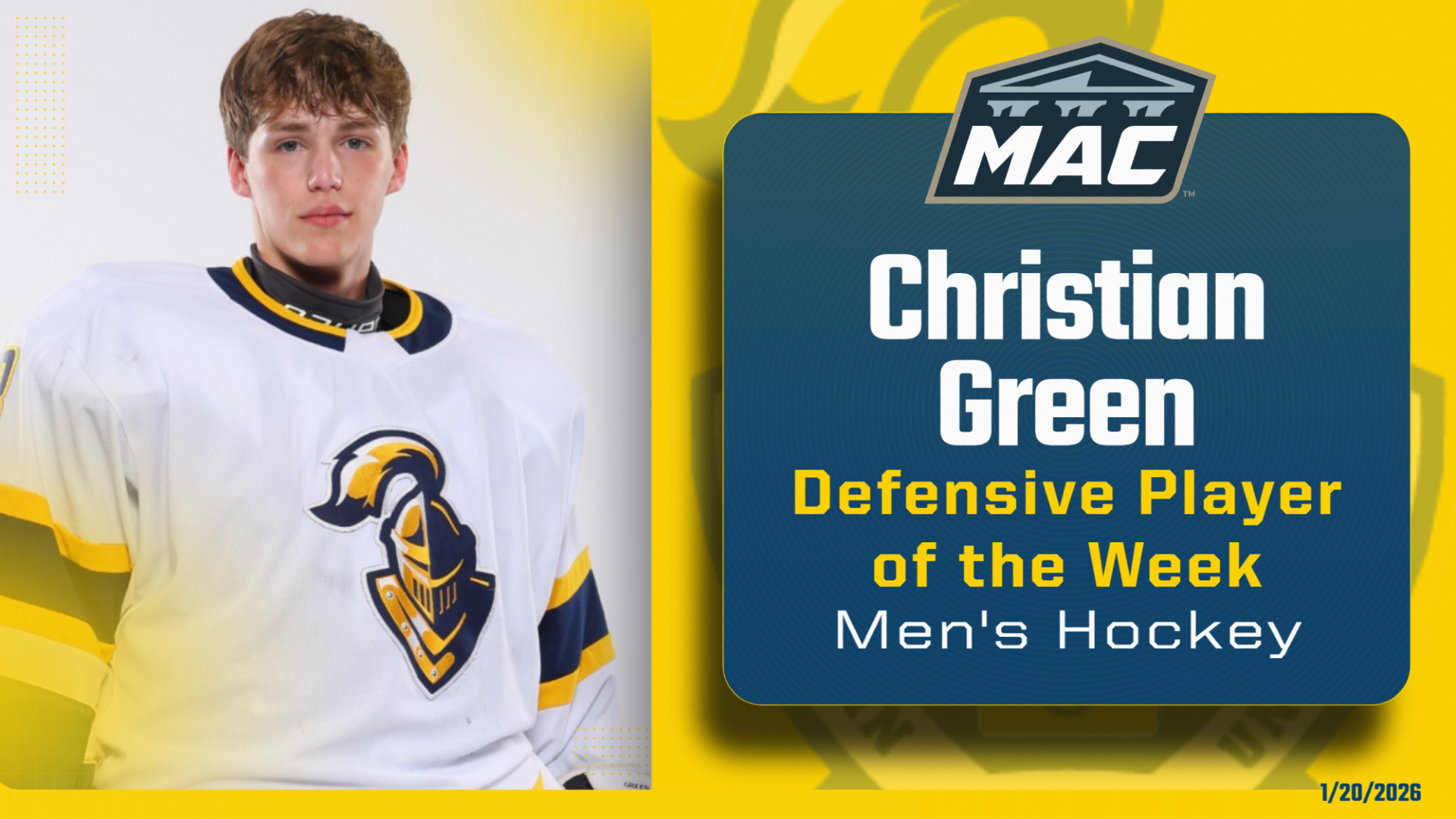 MAC Weekly Awards 1.20.26