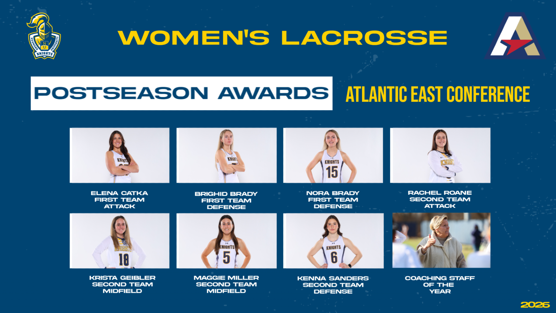 WLAX AEC Postseason Awards 2026
