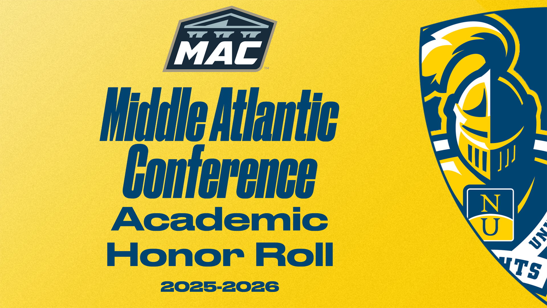MAC Winter Academic Honor Roll 2026