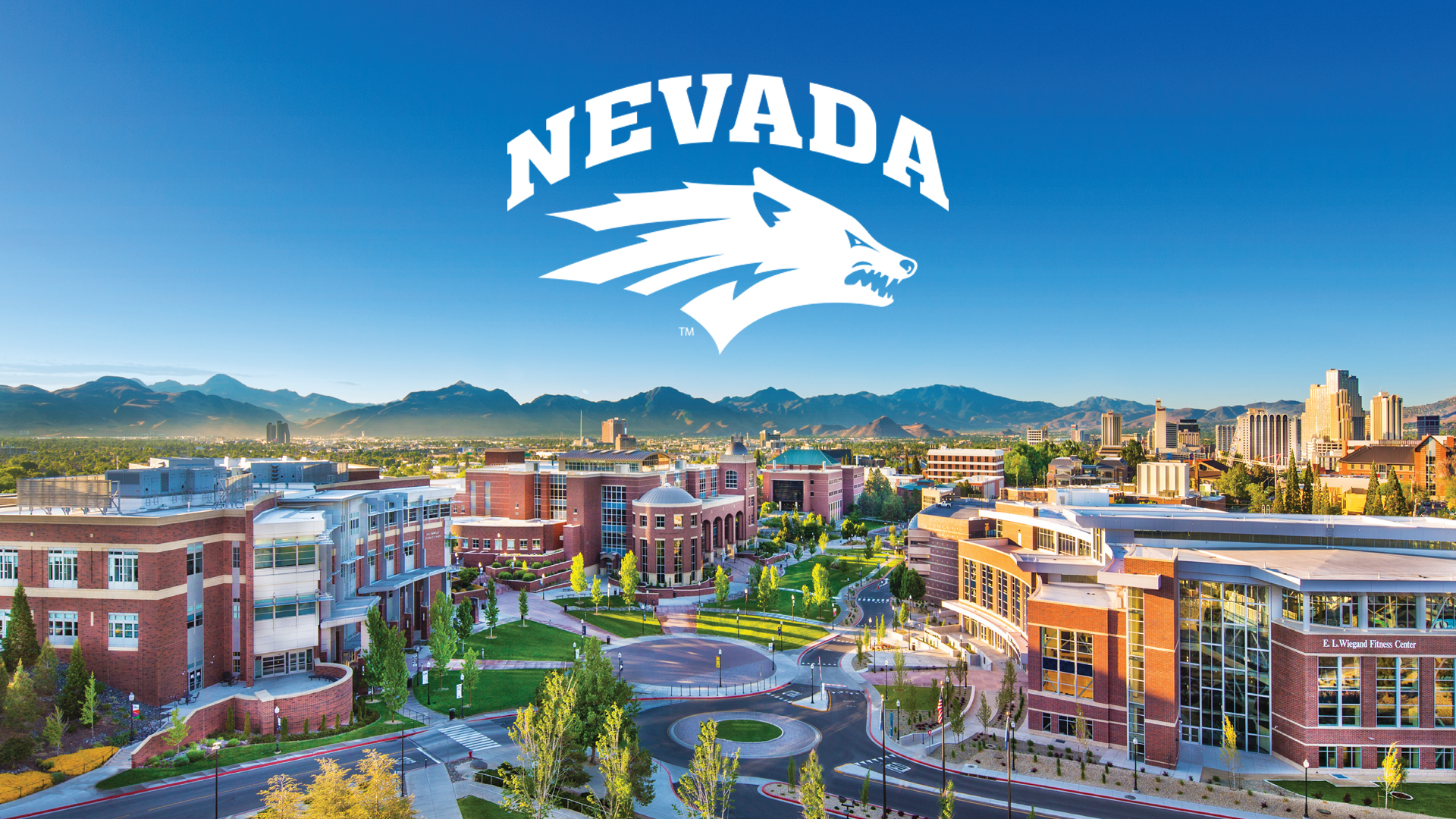 Nevada hero shot with athletics logo