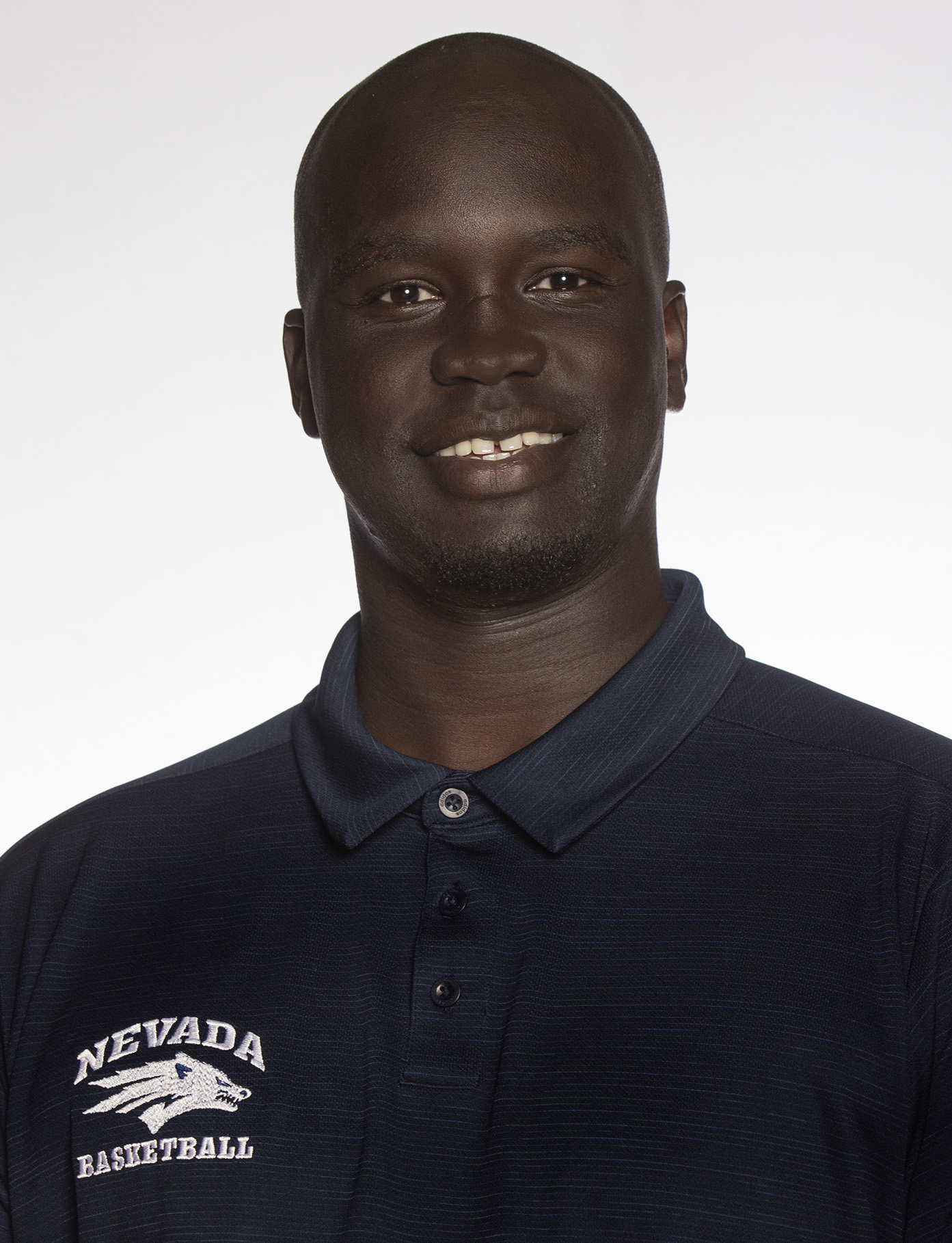 Men's basketball assistant coach Bil Duany headshot for the 2019-20 season.