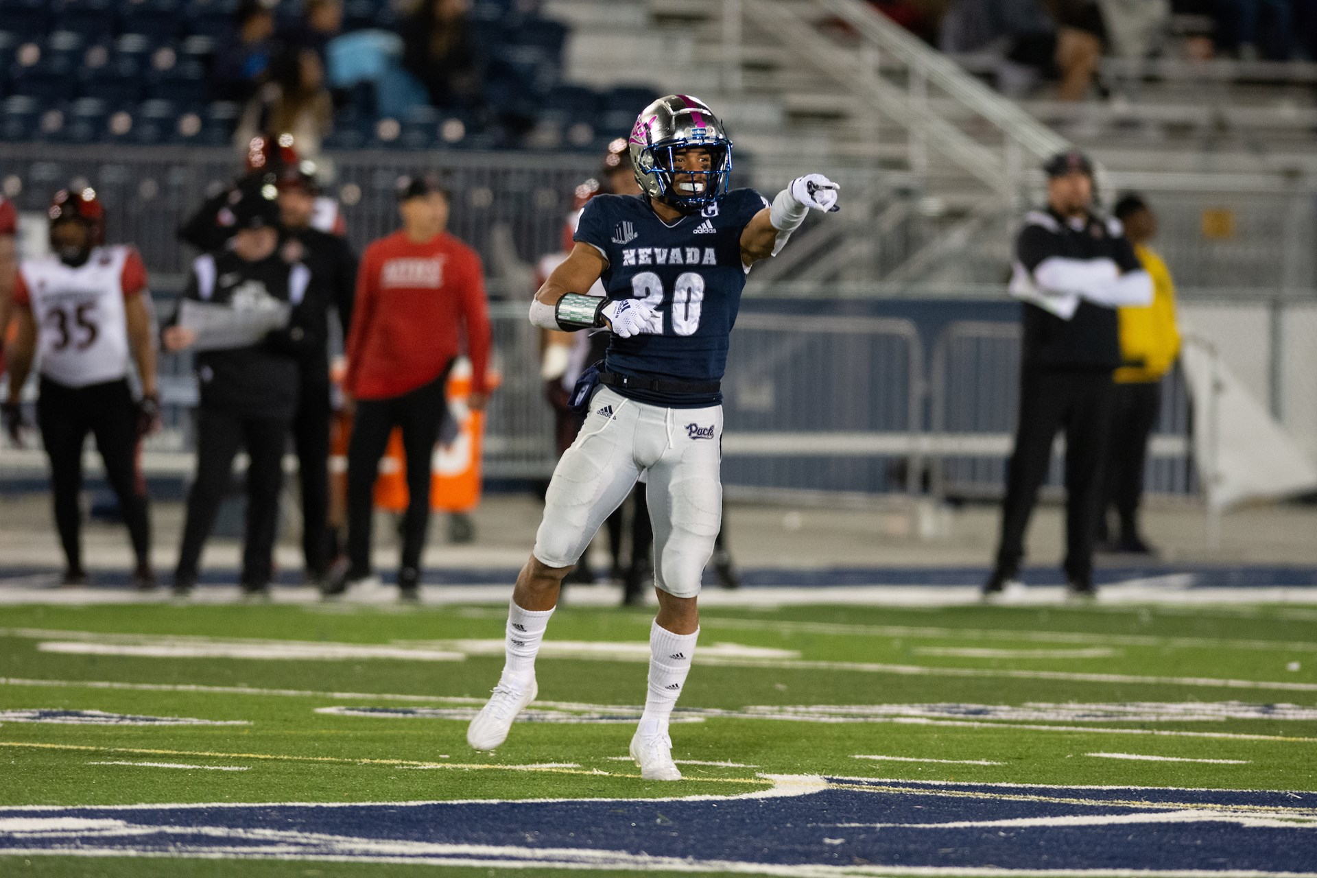 Bentlee Sanders Football University of Nevada Athletics