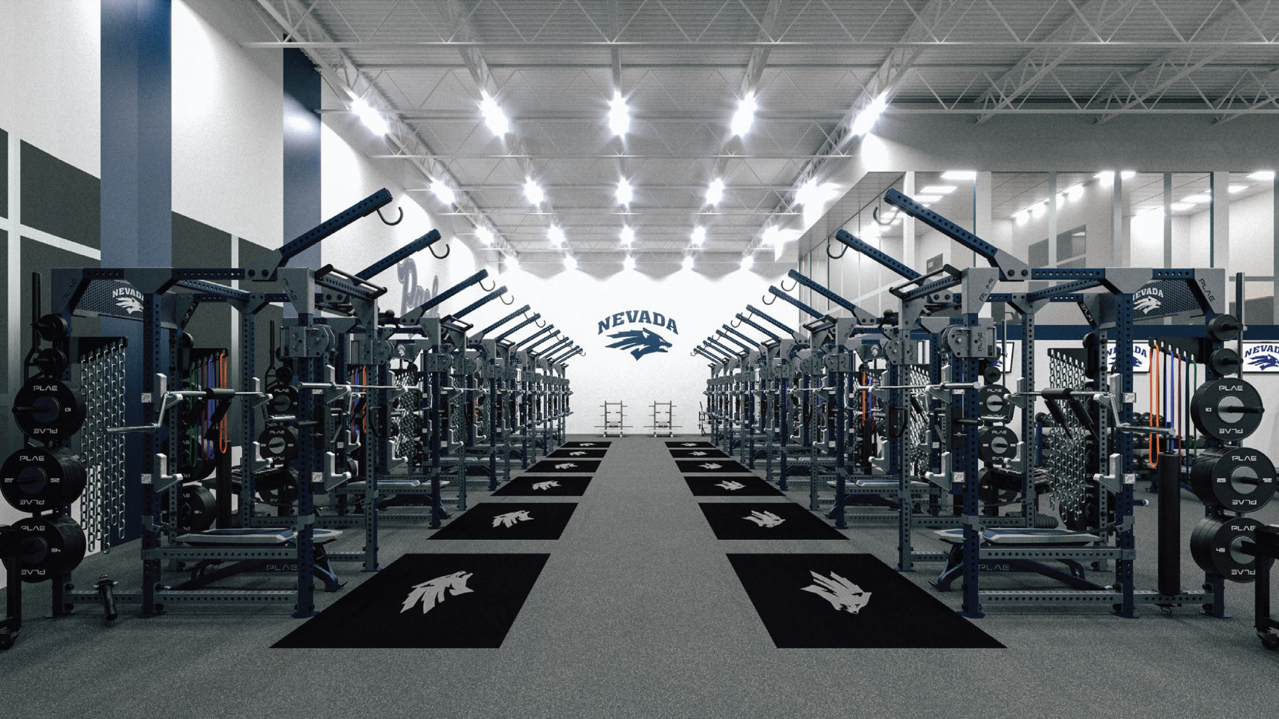 Rendering of the Bitonio Family Strength & Conditioning Center