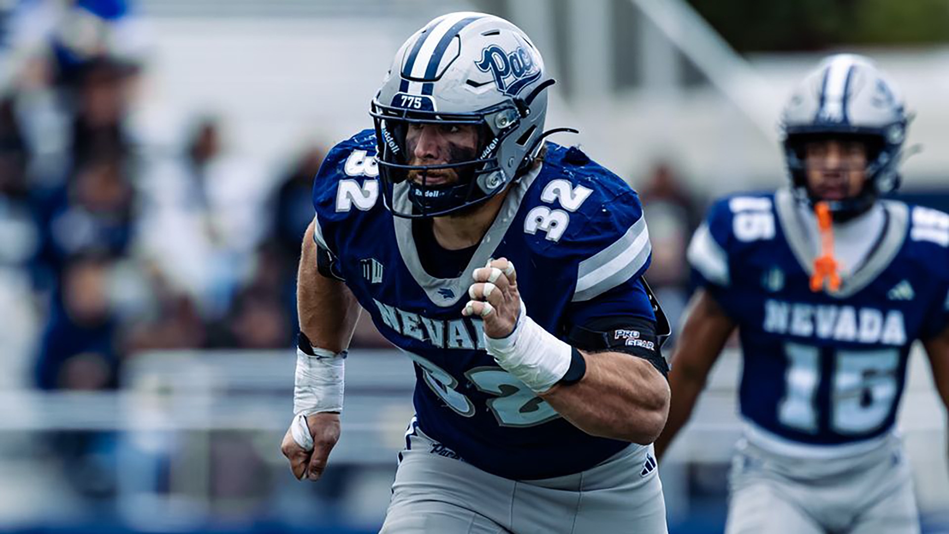 Dylan LaBarbera rushes the quarterback