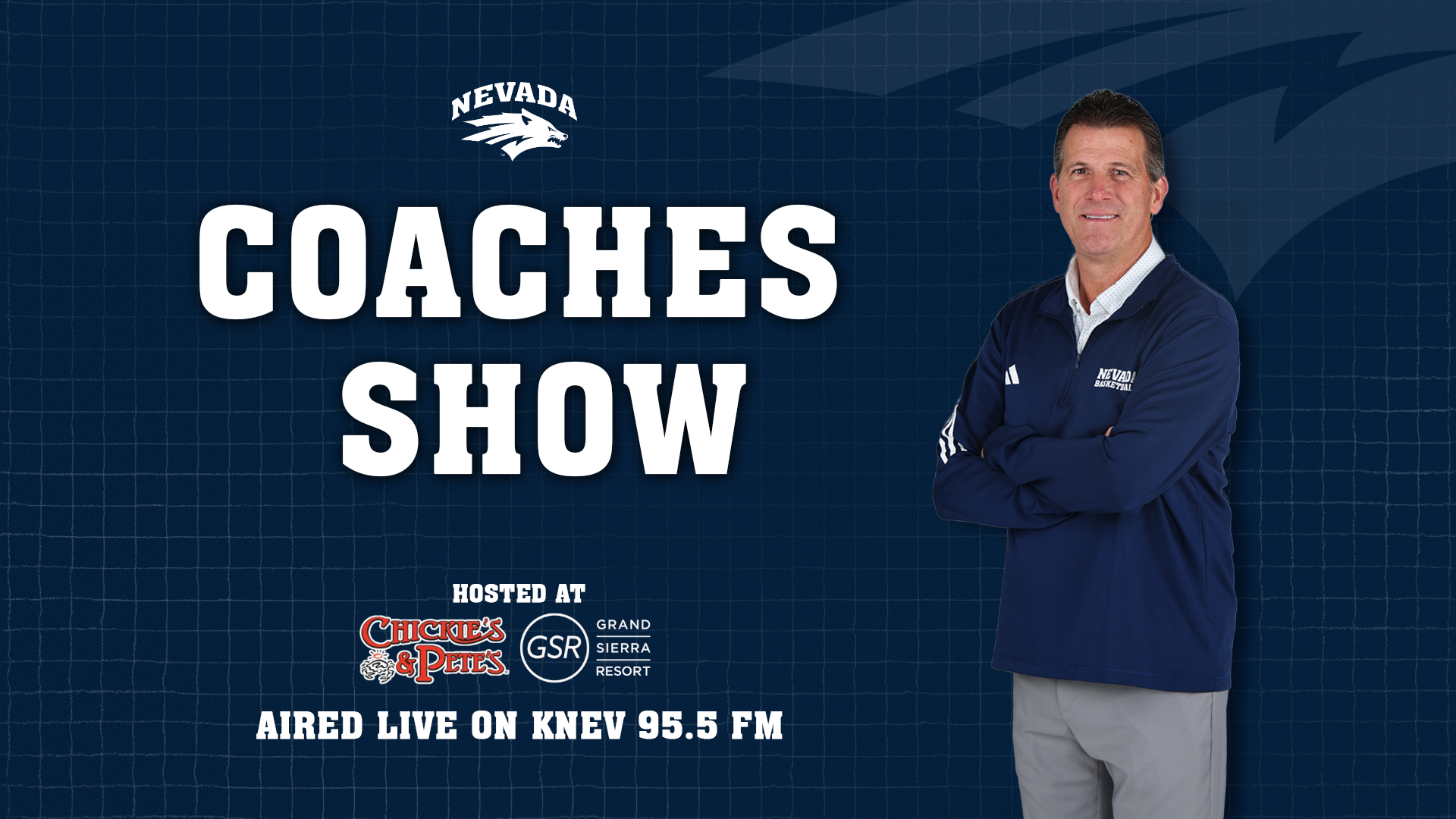 Graphic with image of Steve Alford and text COACH ALFORD BASKETBALL SHOW