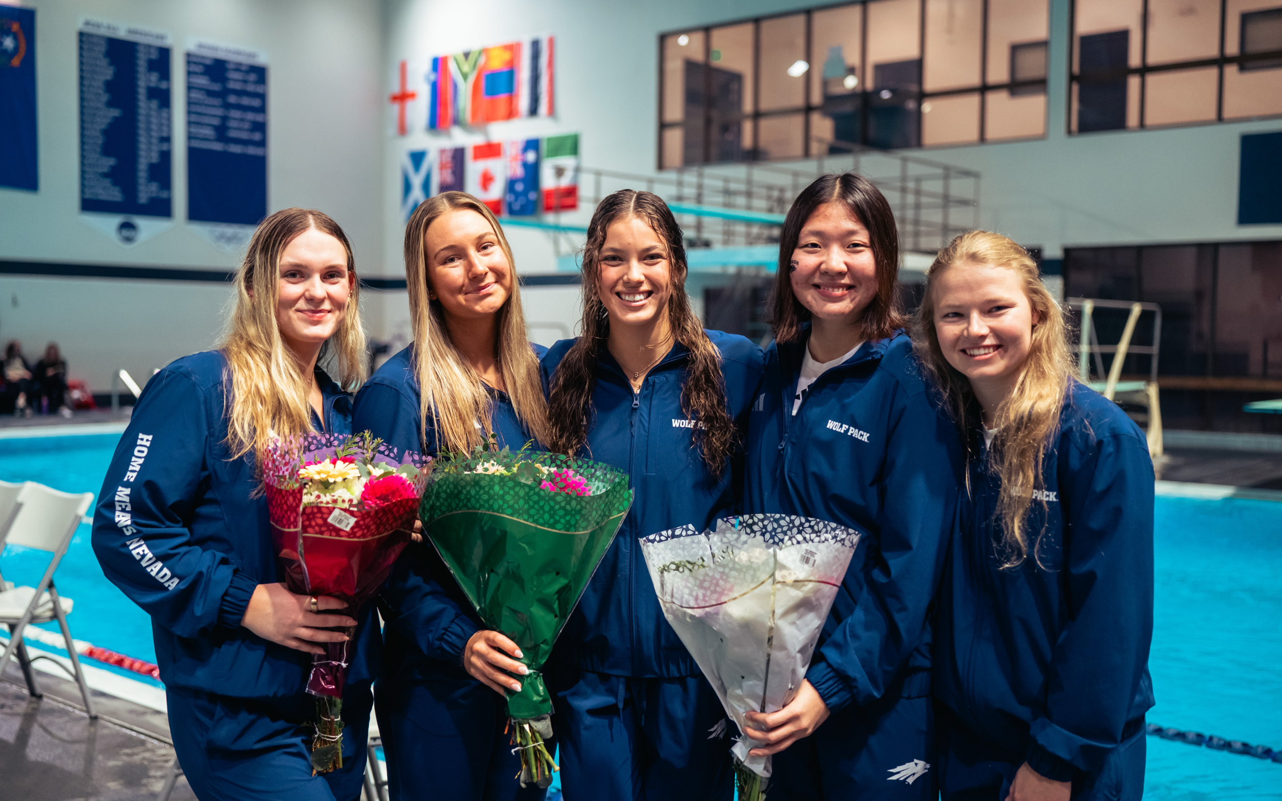 Swim and Dive vs NM seniors