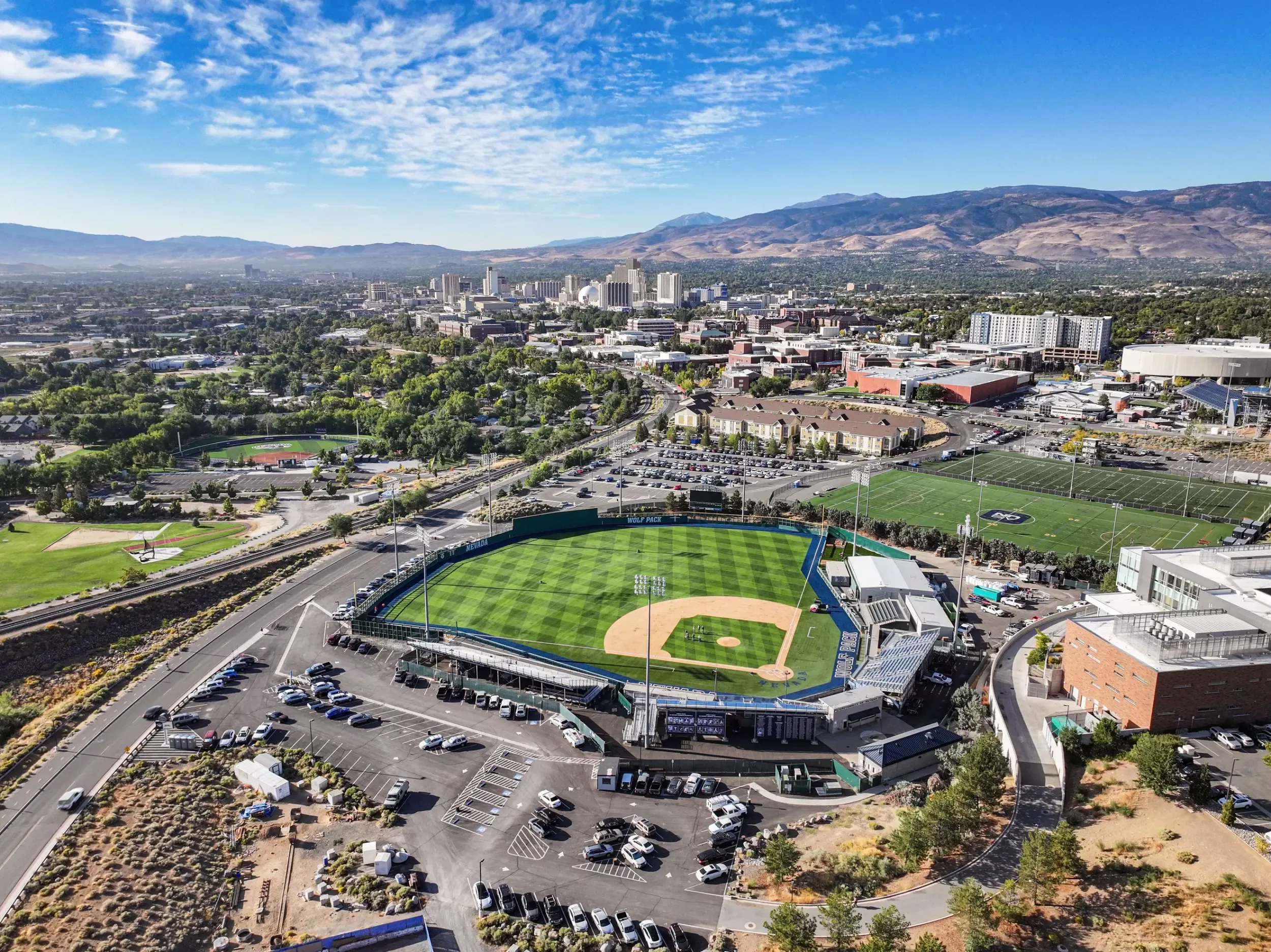 Aerial view of Peccole Park