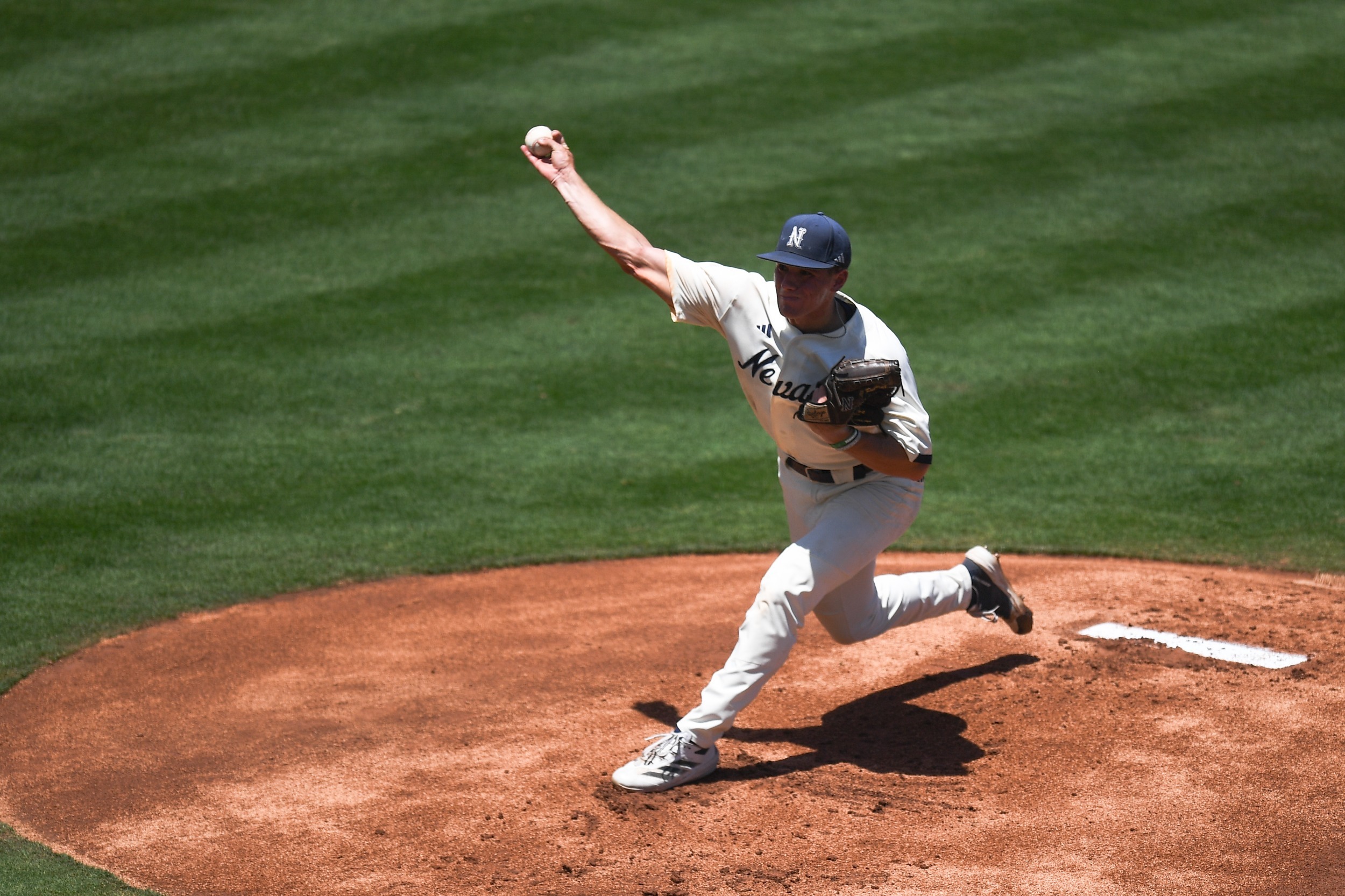 Peyton Fosher delivers a pitch