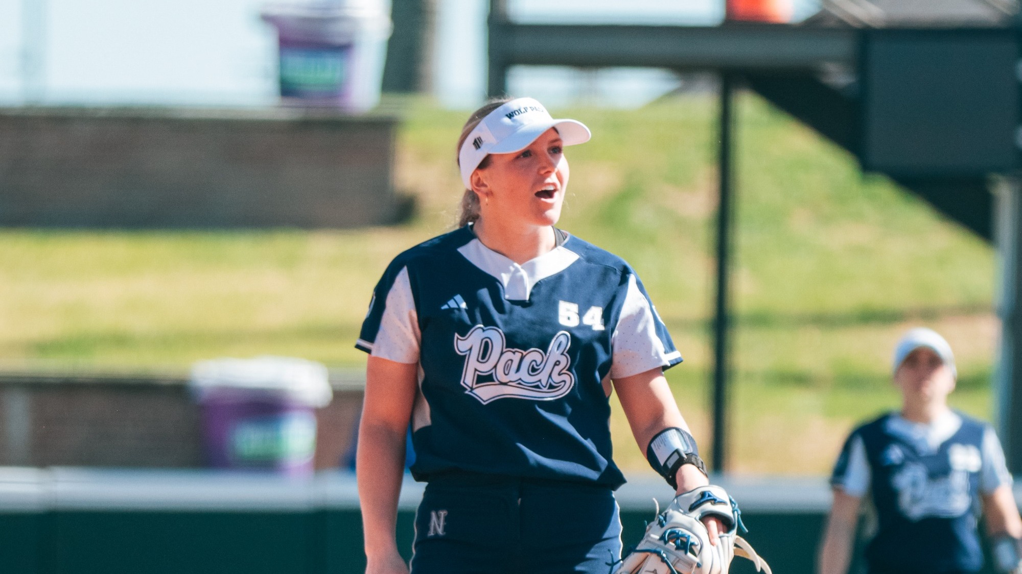 Engelbrecht Hyping up her teammates