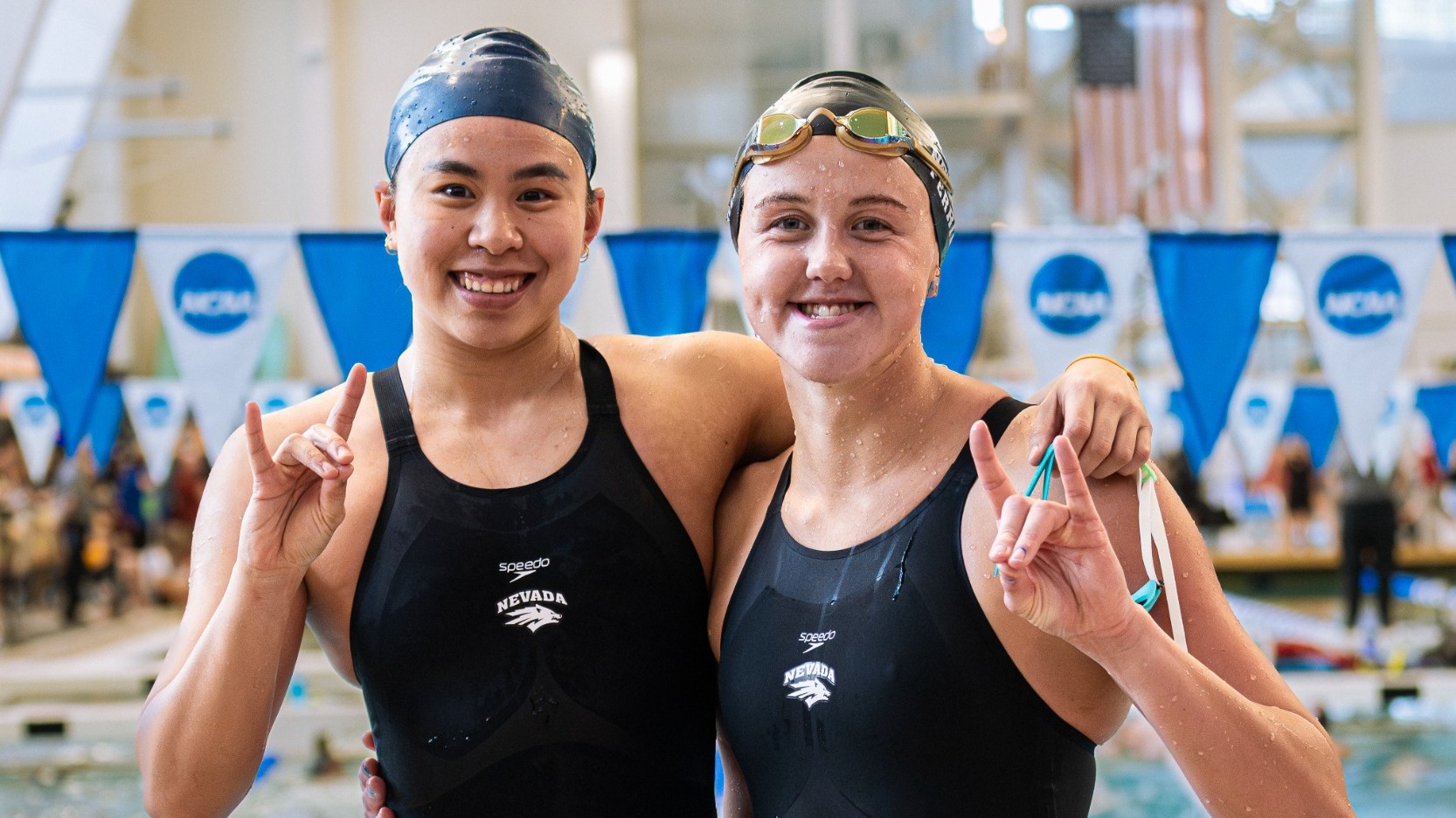 Moji and Scarlett at NCAA