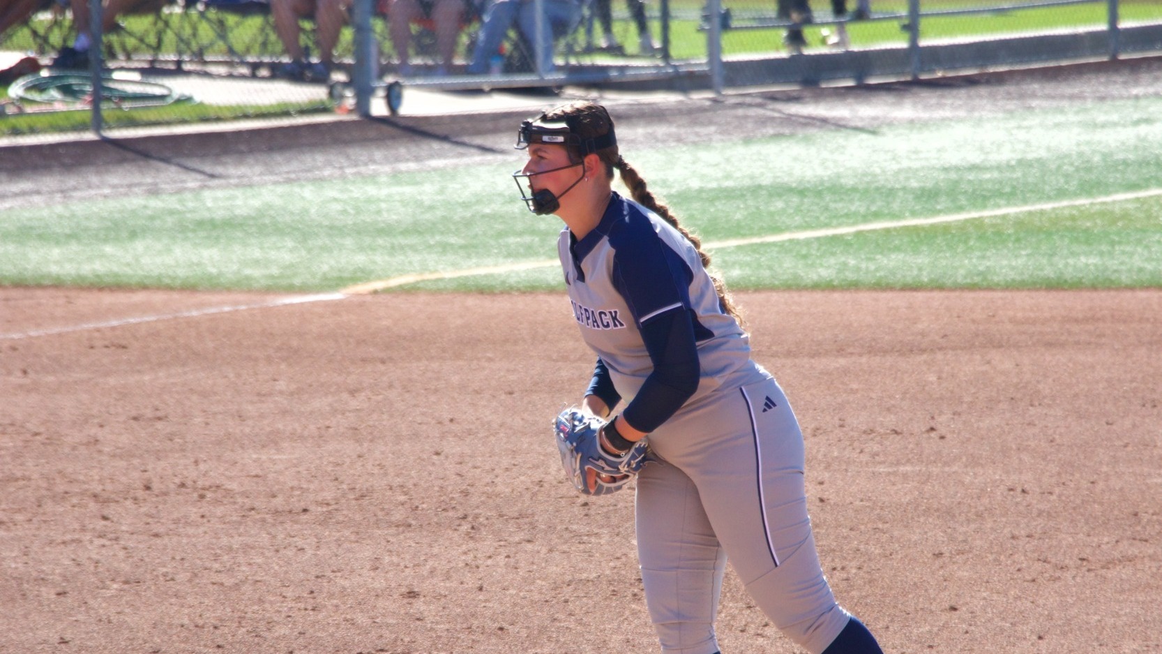 Tess Bumiller pitching