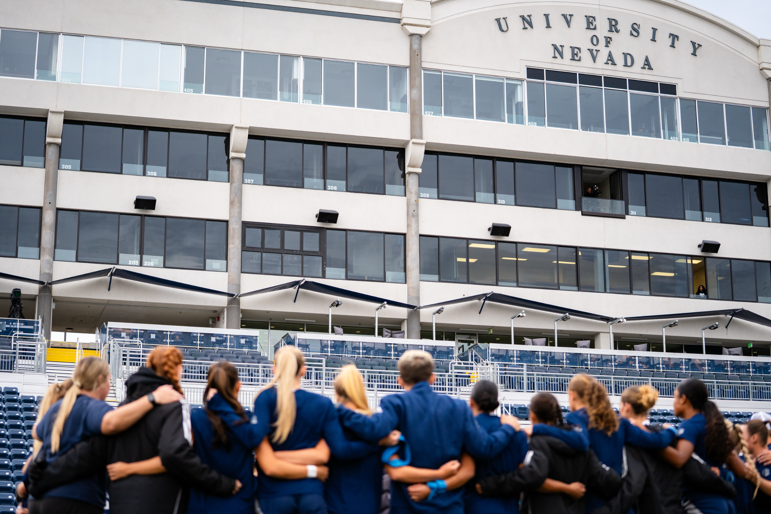 WSOC team huddle
