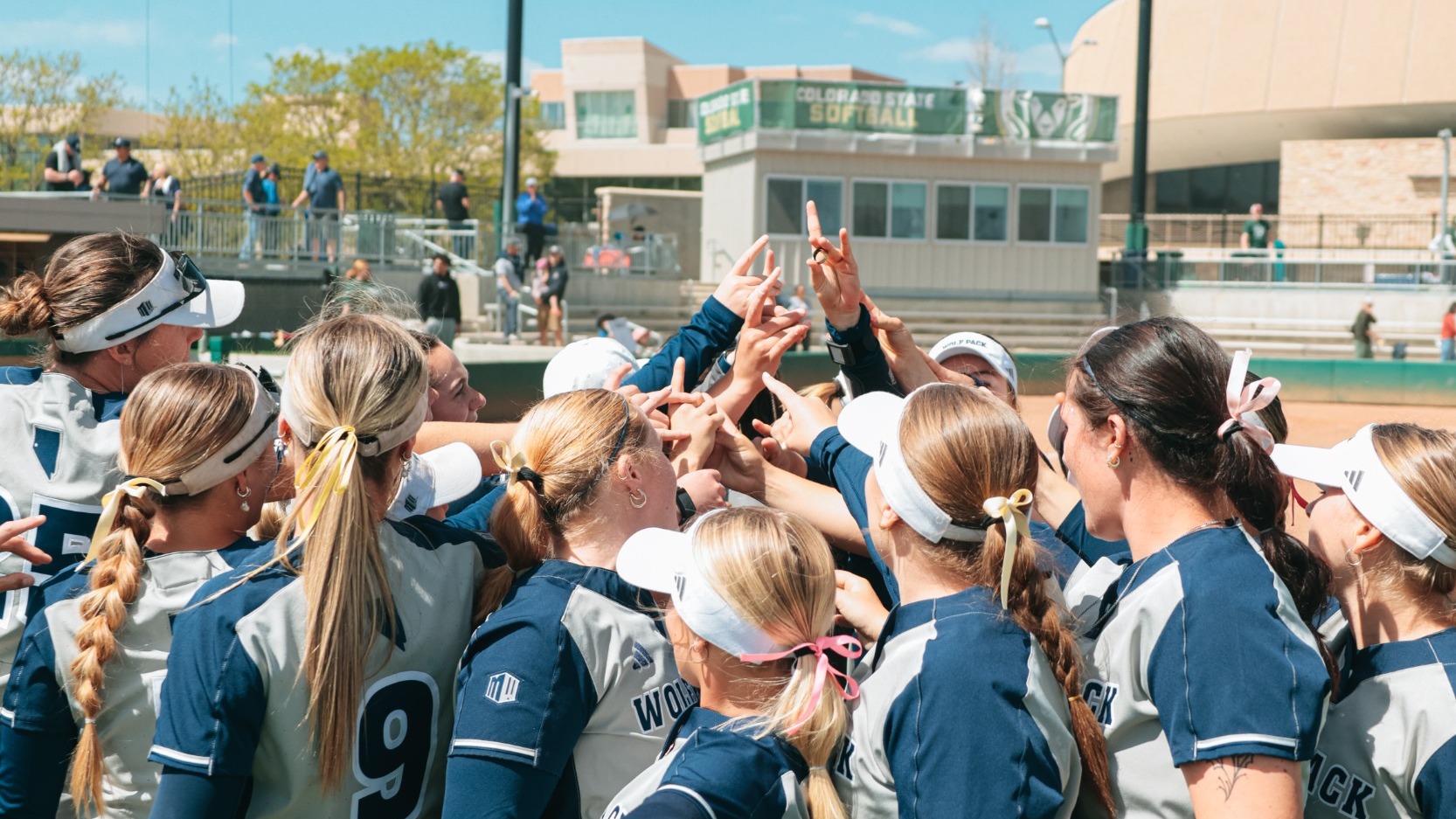 team huddle post game