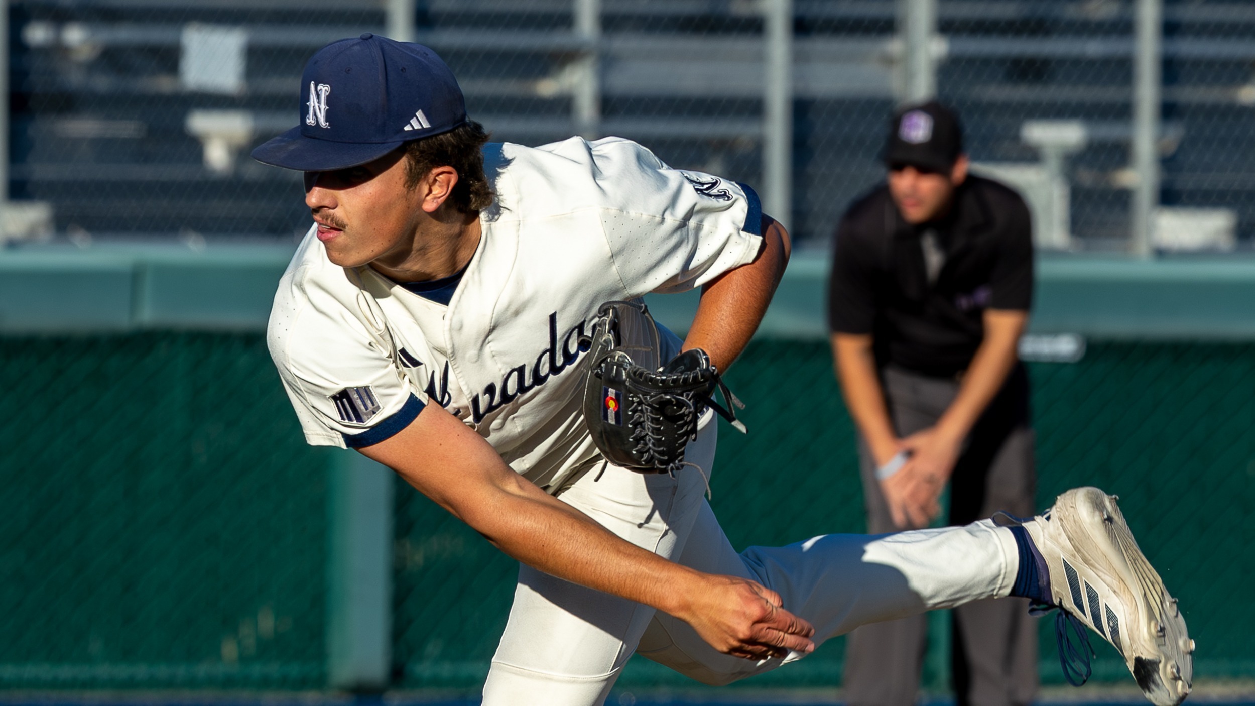 Aidan Brainard delivers a pitch