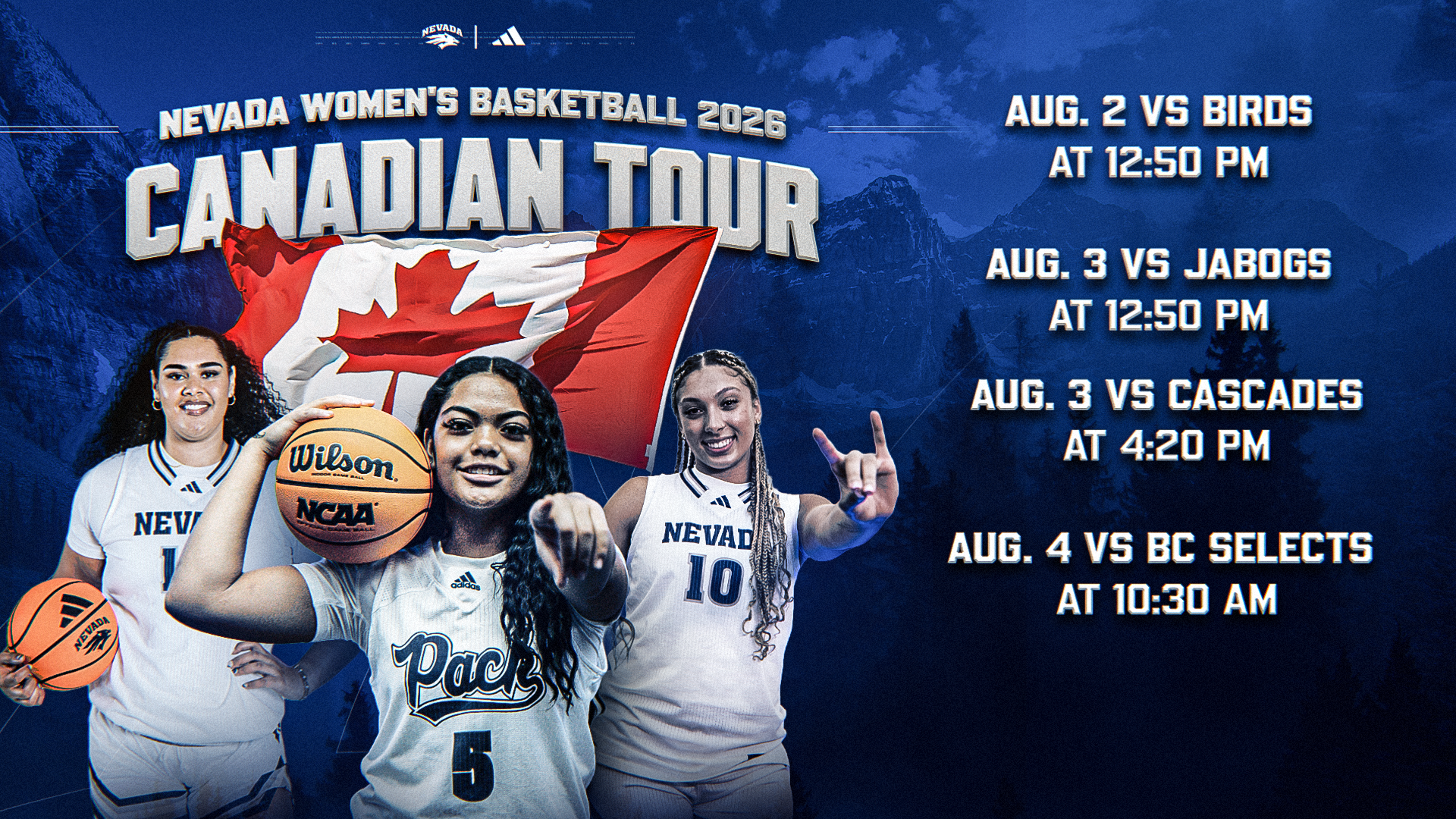 WBB Canadian Tour Graphic