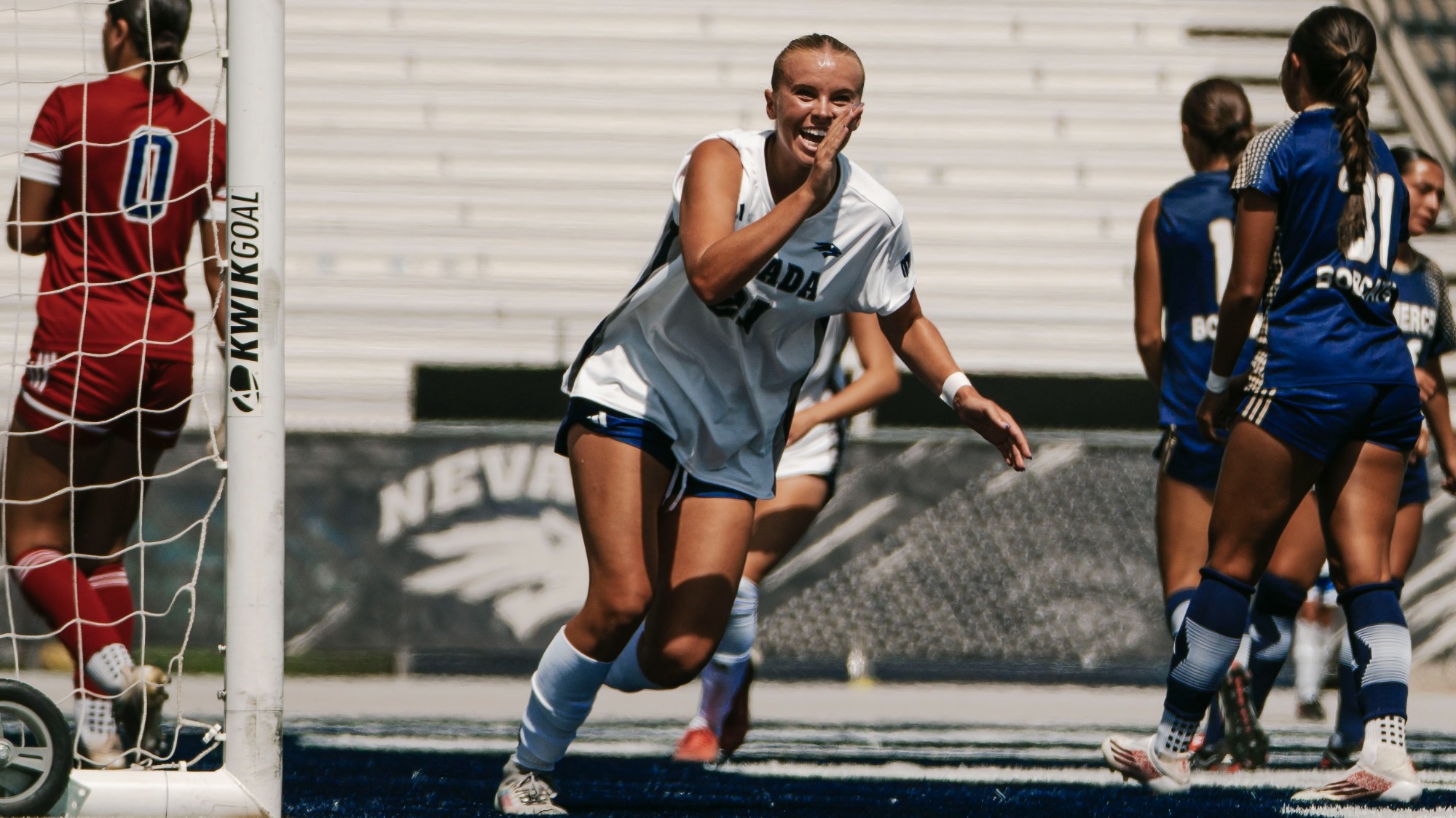 Avery Hayes celebrating goal