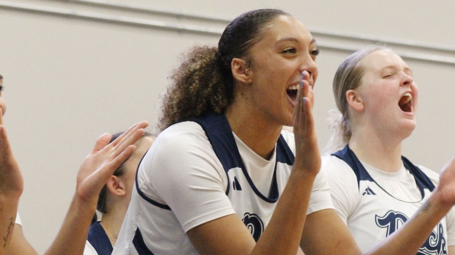 alexis and kendra celebrating