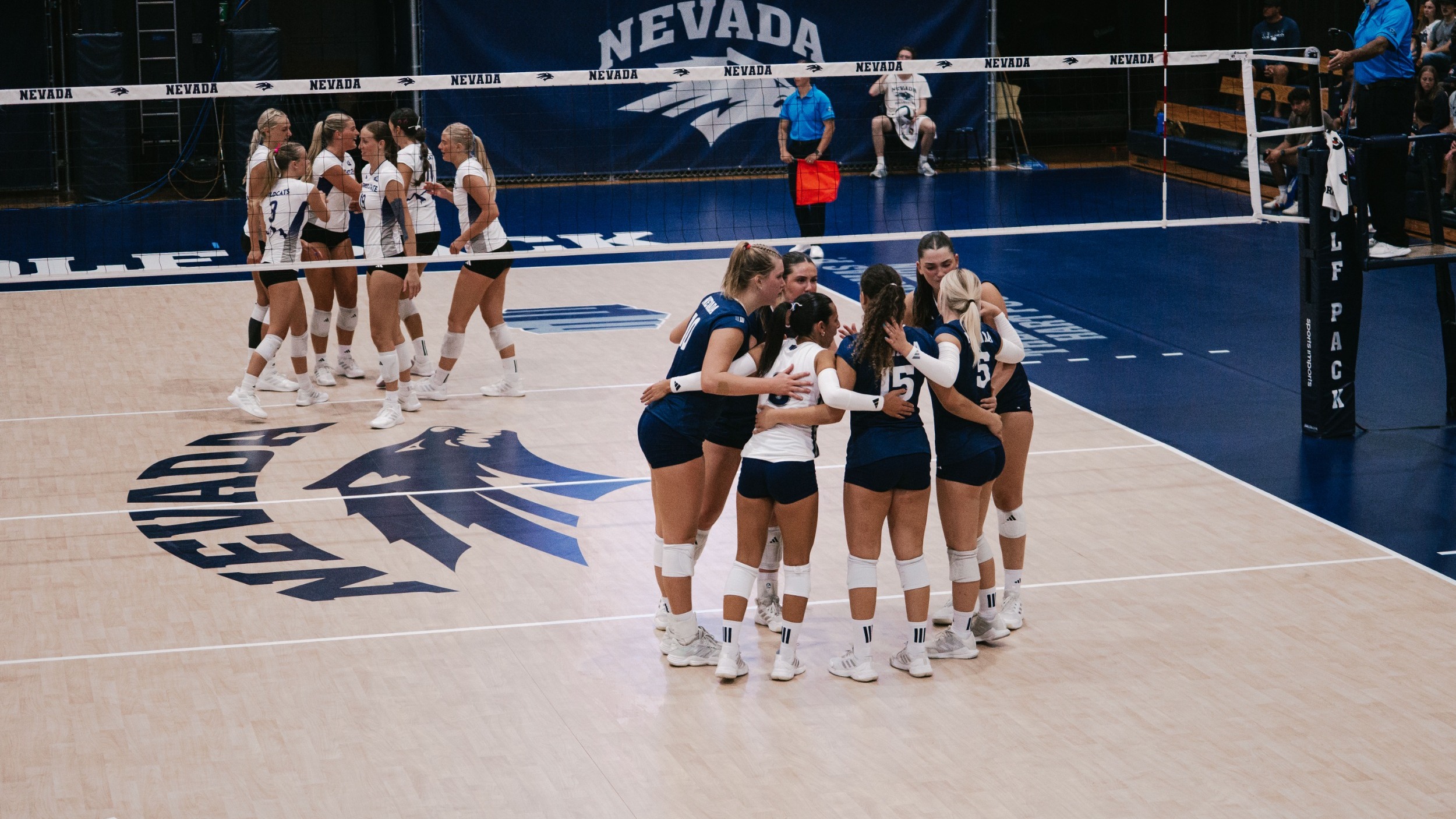 Team huddle vs K-State 2026