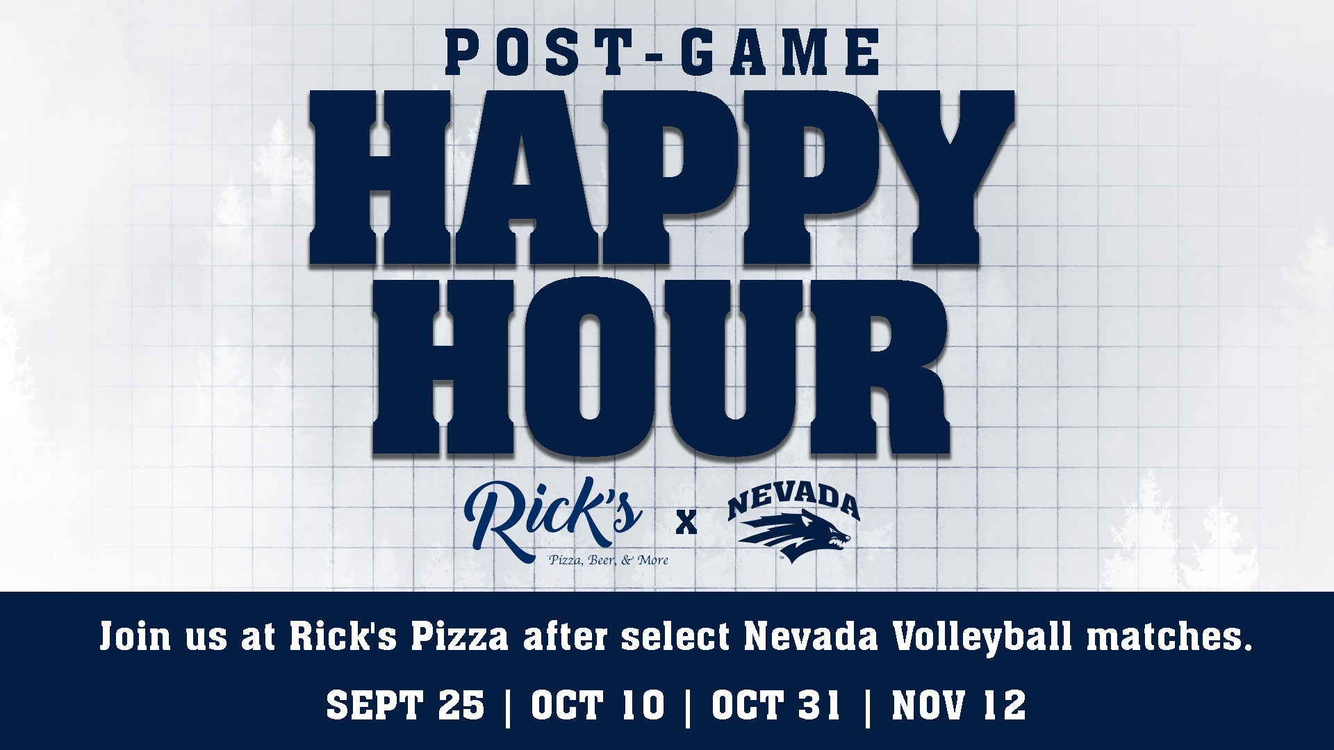 Rick's Pizza Post-Game Happy Hour
