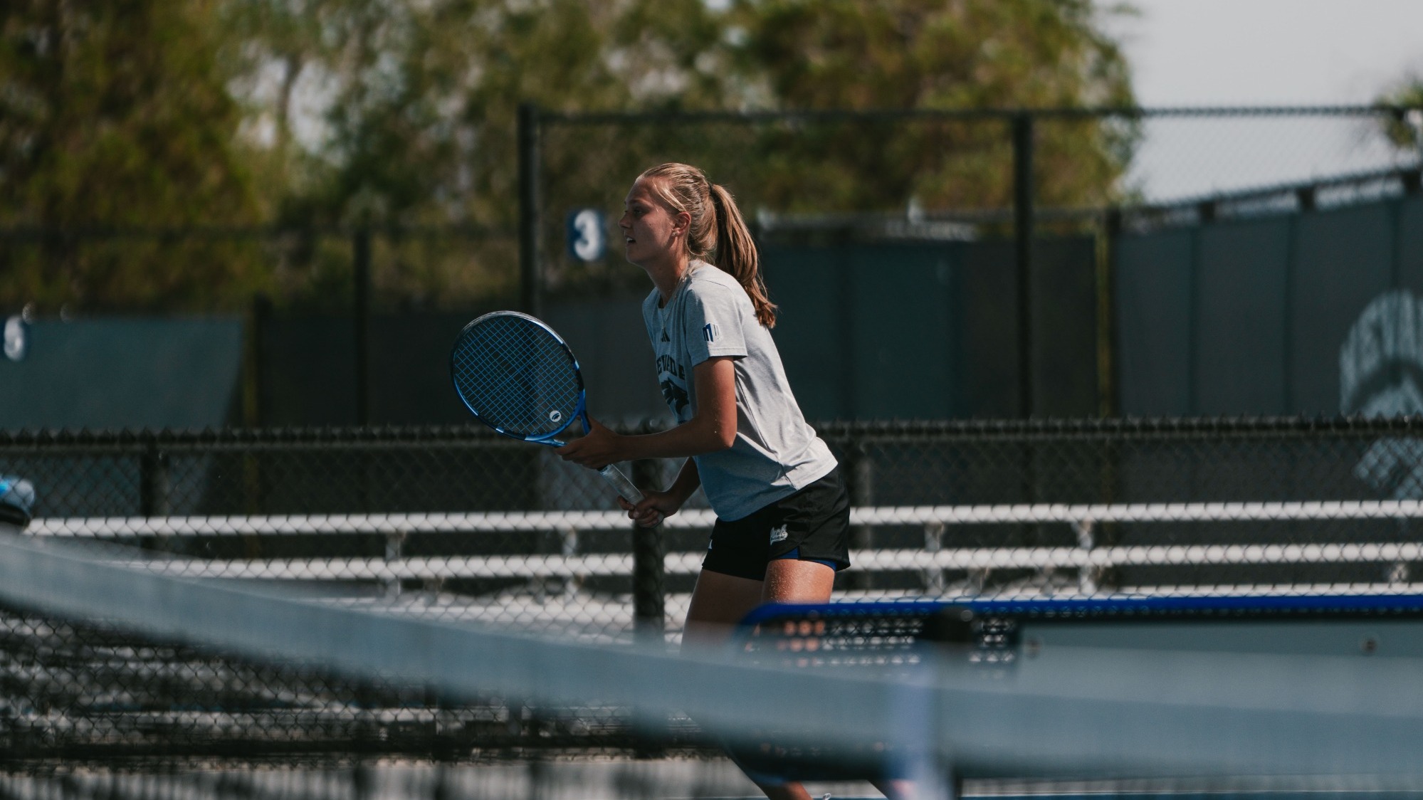 Lucie practicing