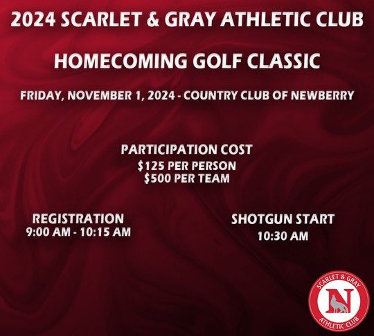 Scarlet and Gray Athletic Club Homecoming Golf Tournament
