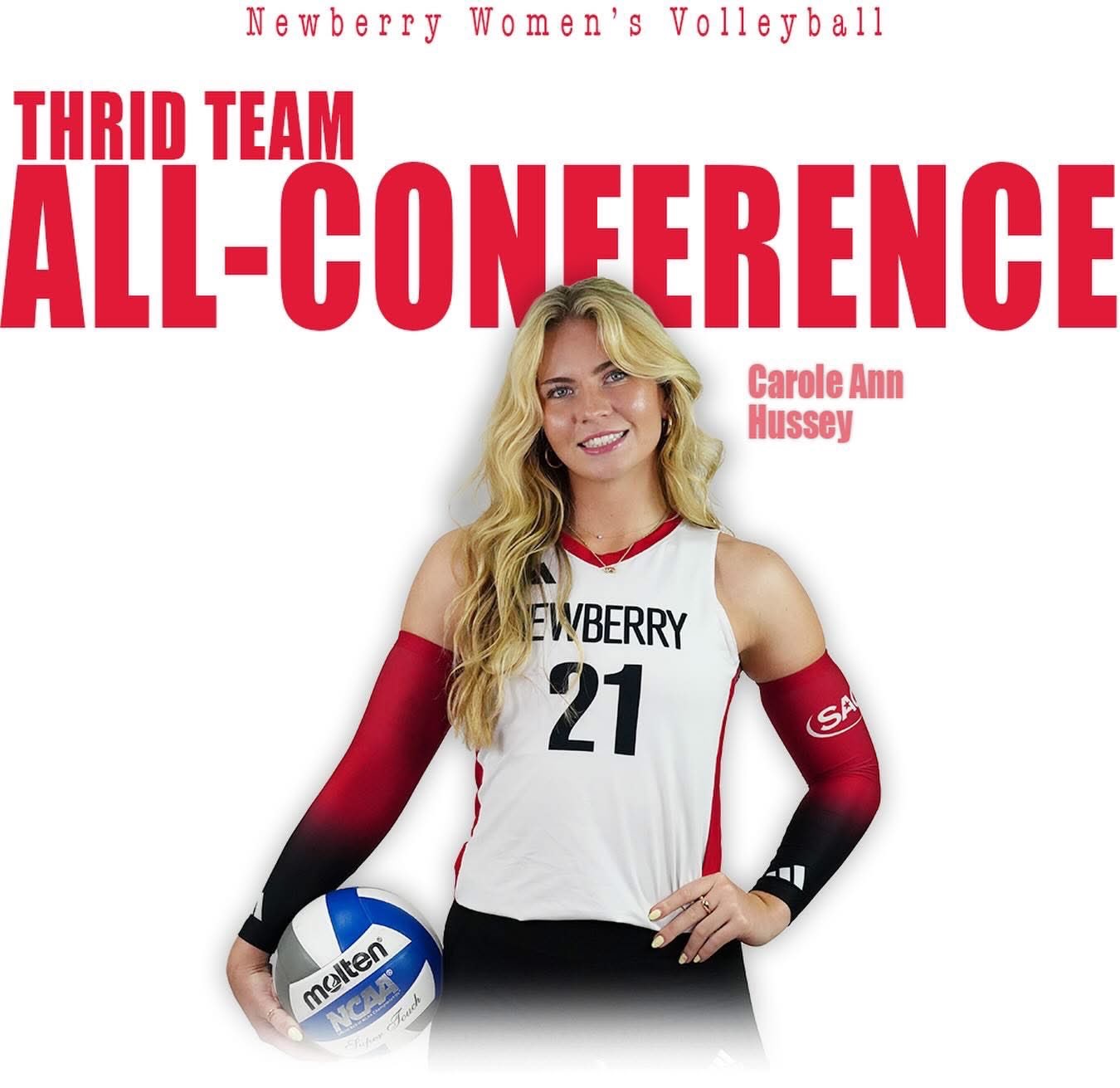 Volleyball Third-team Carole Ann Hussey
