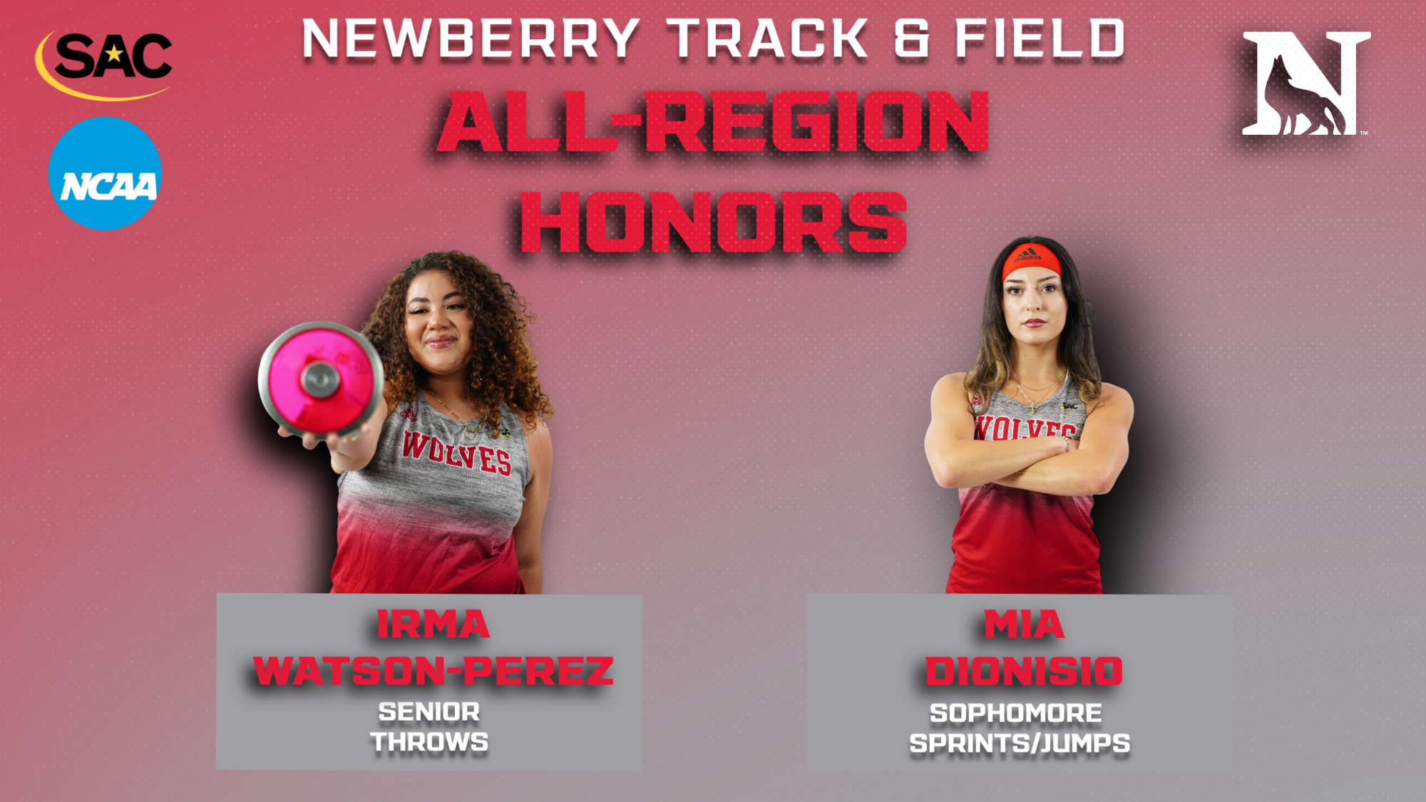 T & F All Region Honors