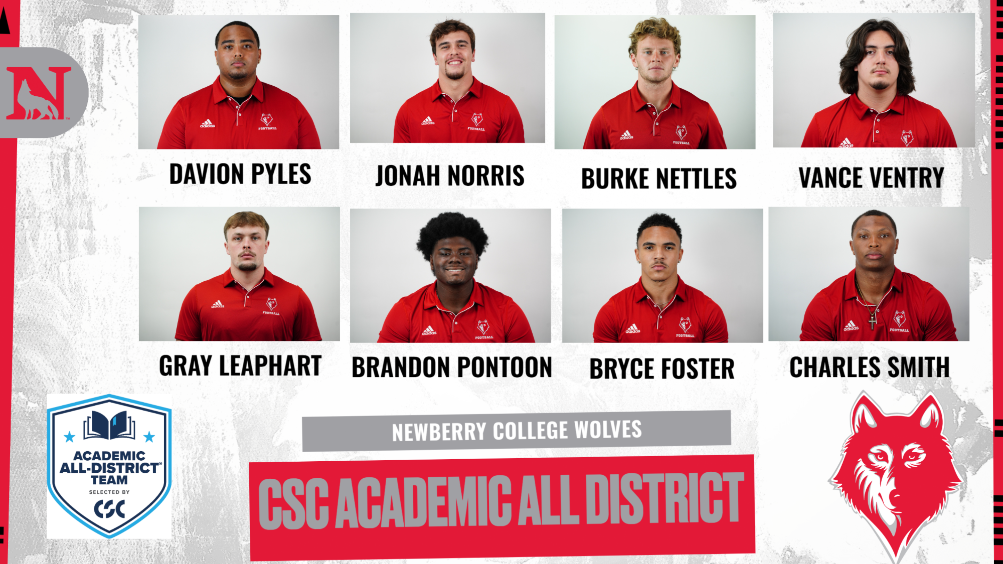 Football Academic All District 2025