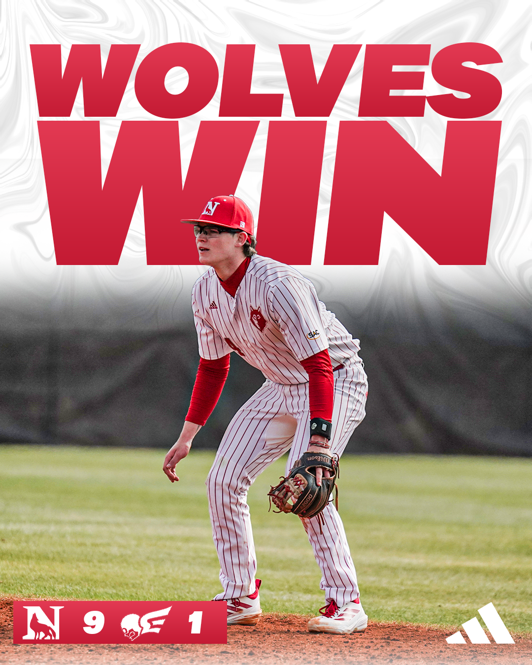 baseball win over erskine