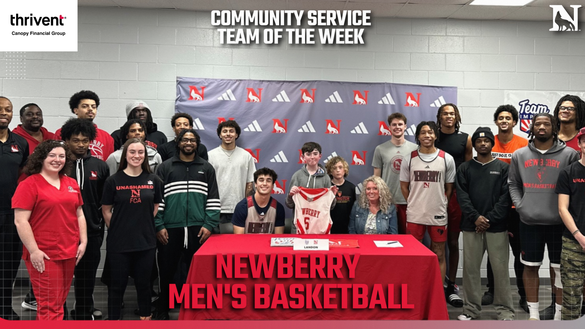 Community service team of the week mbb