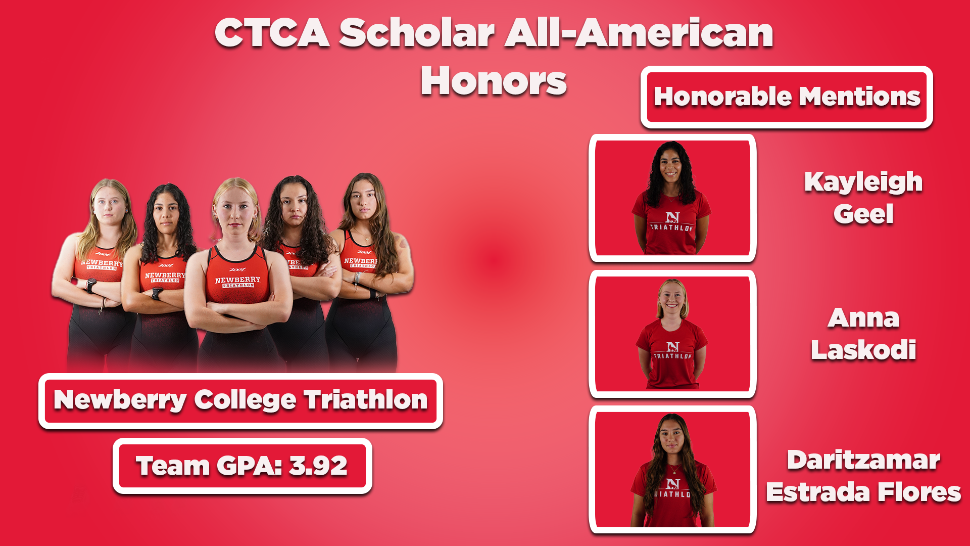 Triathlon CTCA Honors