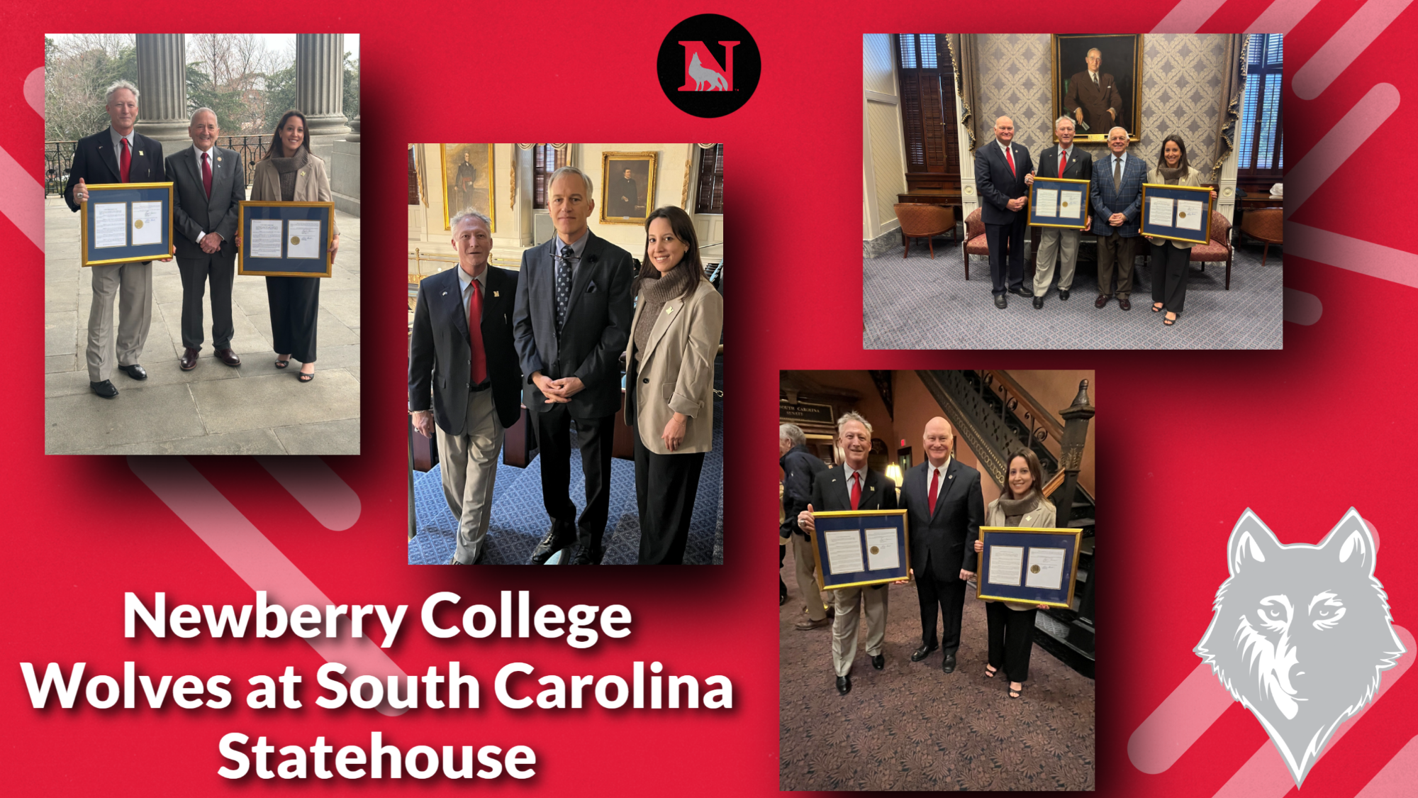 Wolves Celebrated At Statehouse