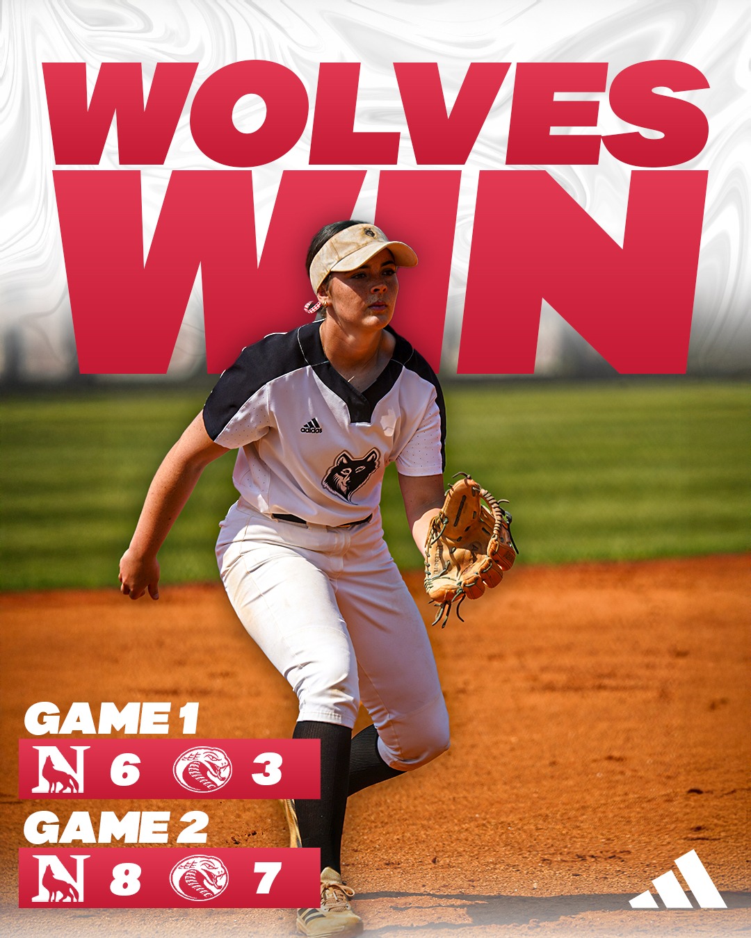 Wolves softball sweeps Coker