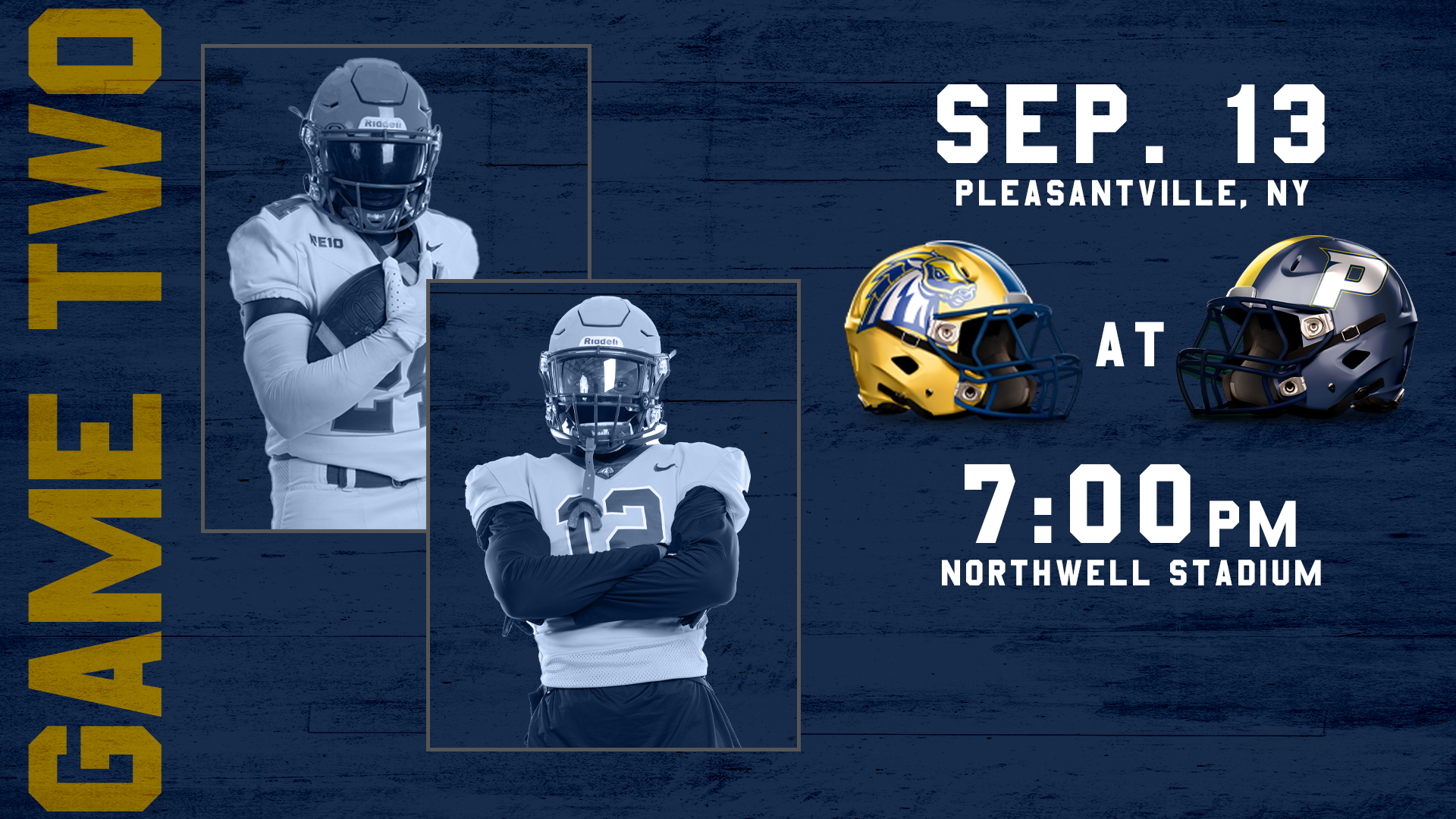 Football Game Two at Pace 