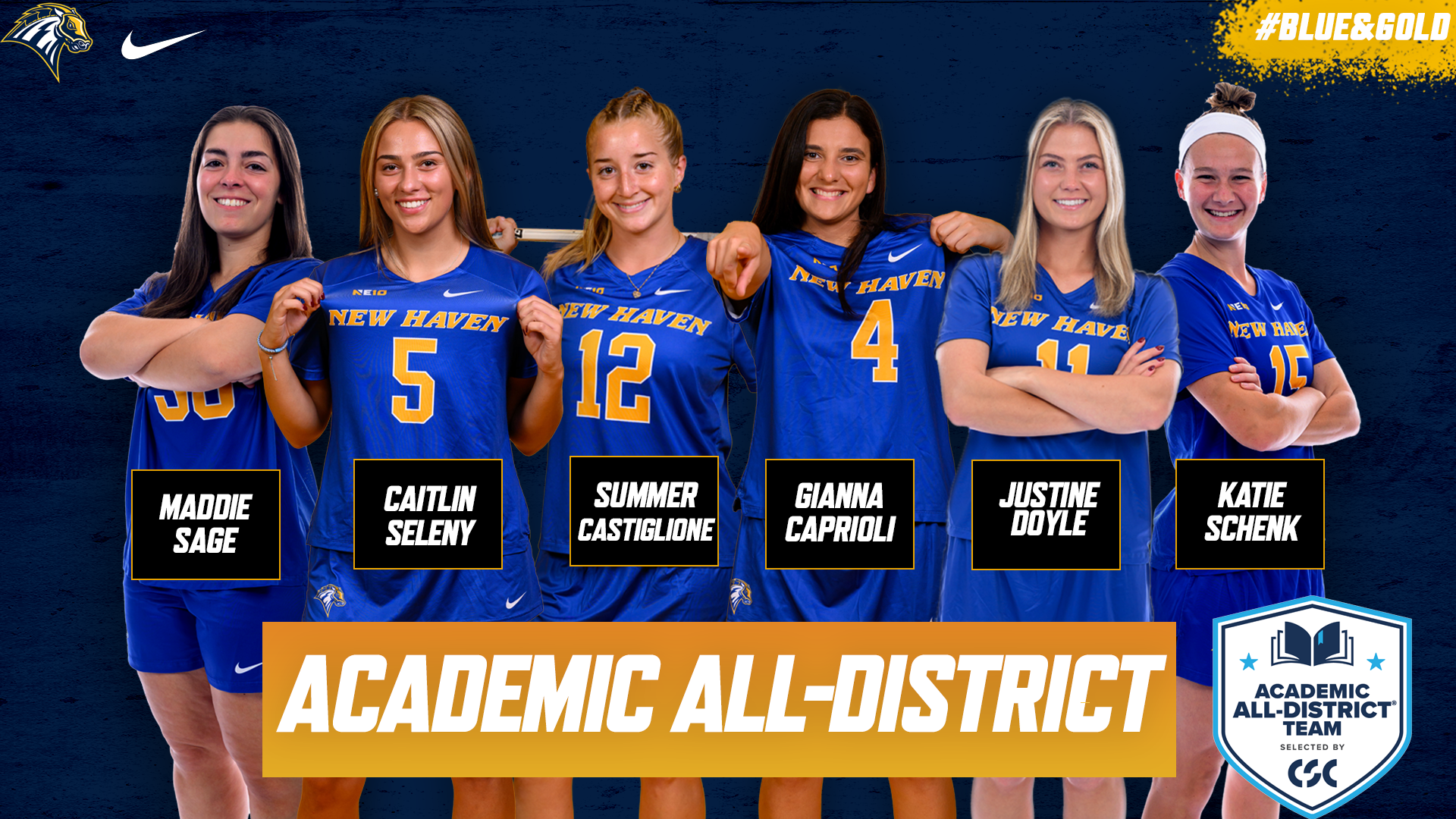 CSC Academic All-District WLAX 2025