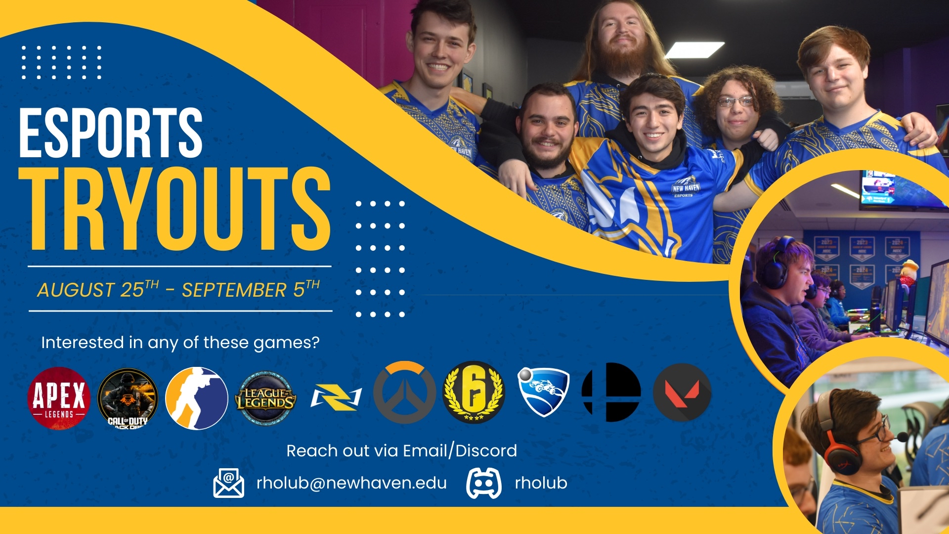 Esports Tryout Poster