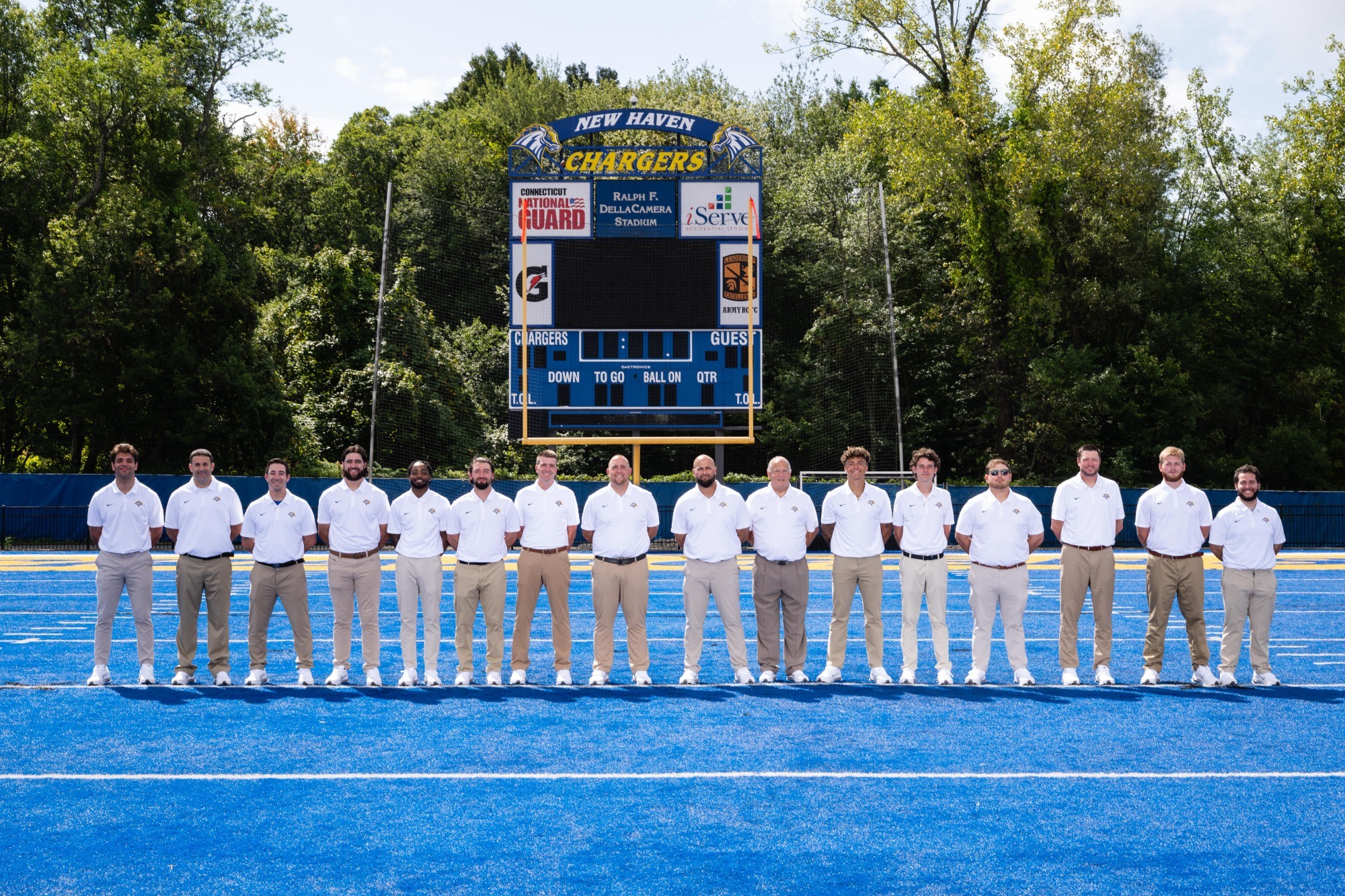 NCAA D1 Media Day - 2025 - New Haven Chargers, Charger Gymnasium, West Haven, Connecticut.