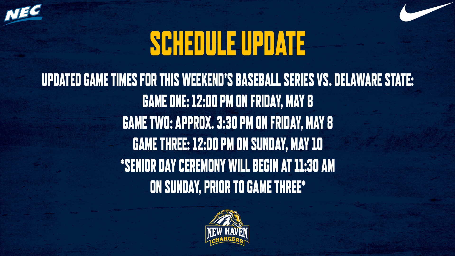 BASE Schedule Update