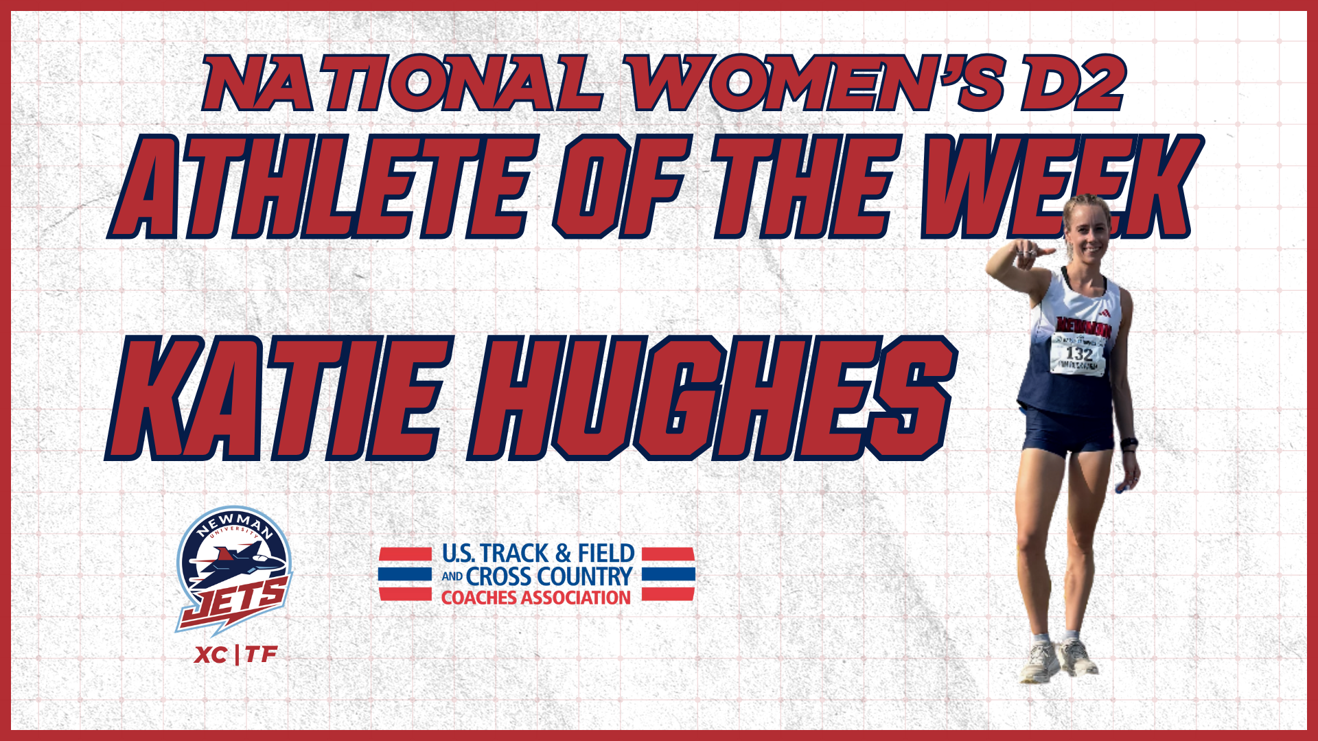 Katie Hughes National Athlete of the Week Graphic
