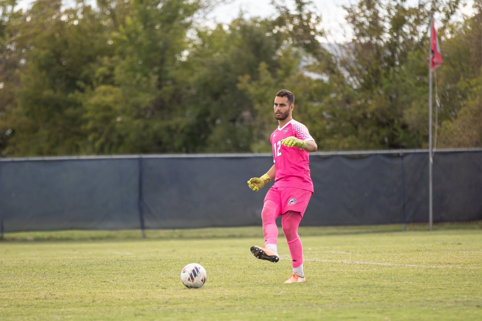 Borges playing the ball
