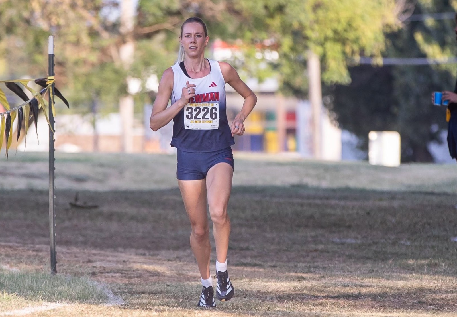 Katie Hues running cross country