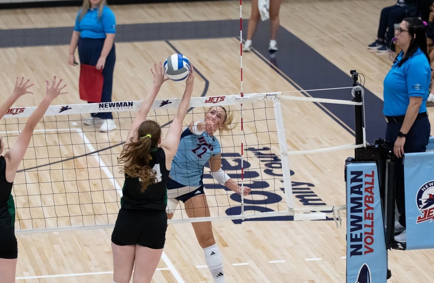 Sky Miller making a play on the ball