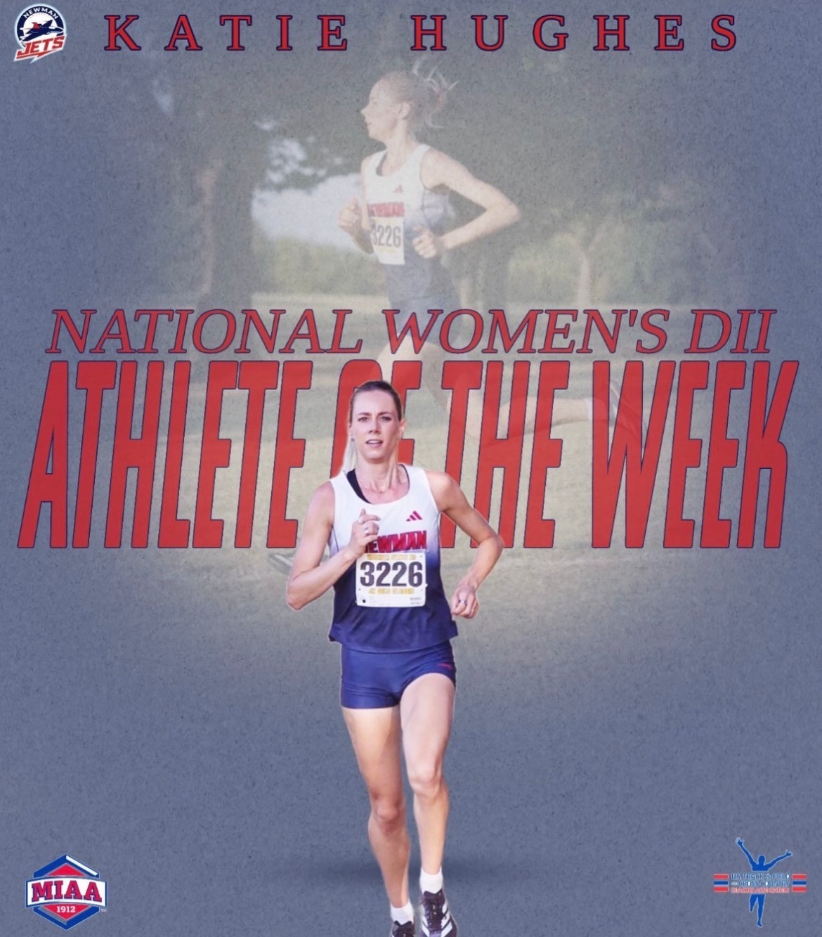 Katie Hughes named national athlete of the week