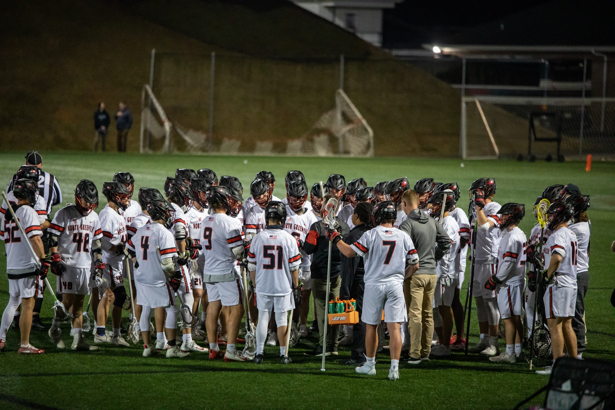 Men's Lacrosse Upended by Lander North Greenville University