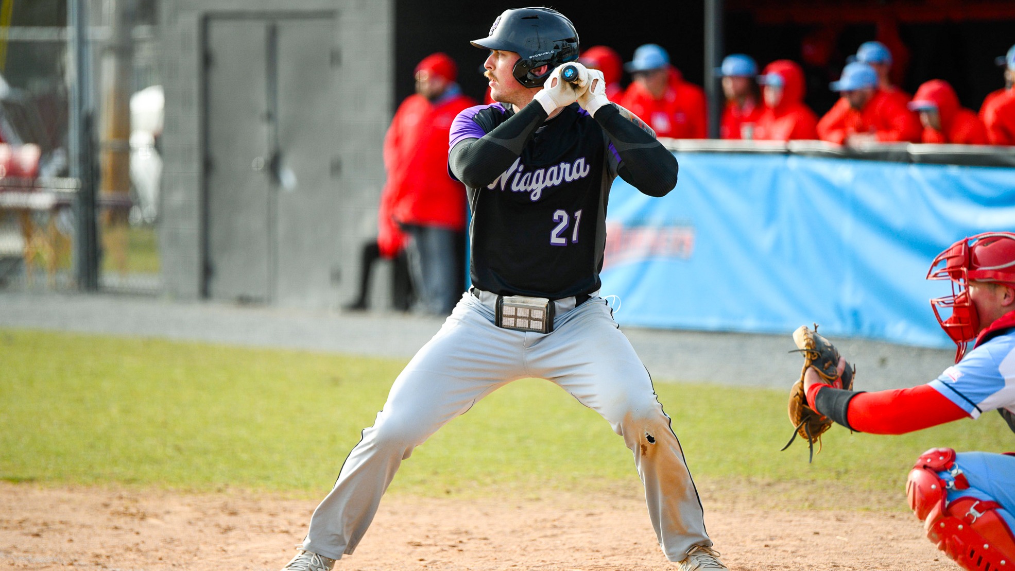 Eric Ratazcek hits vs Delaware State