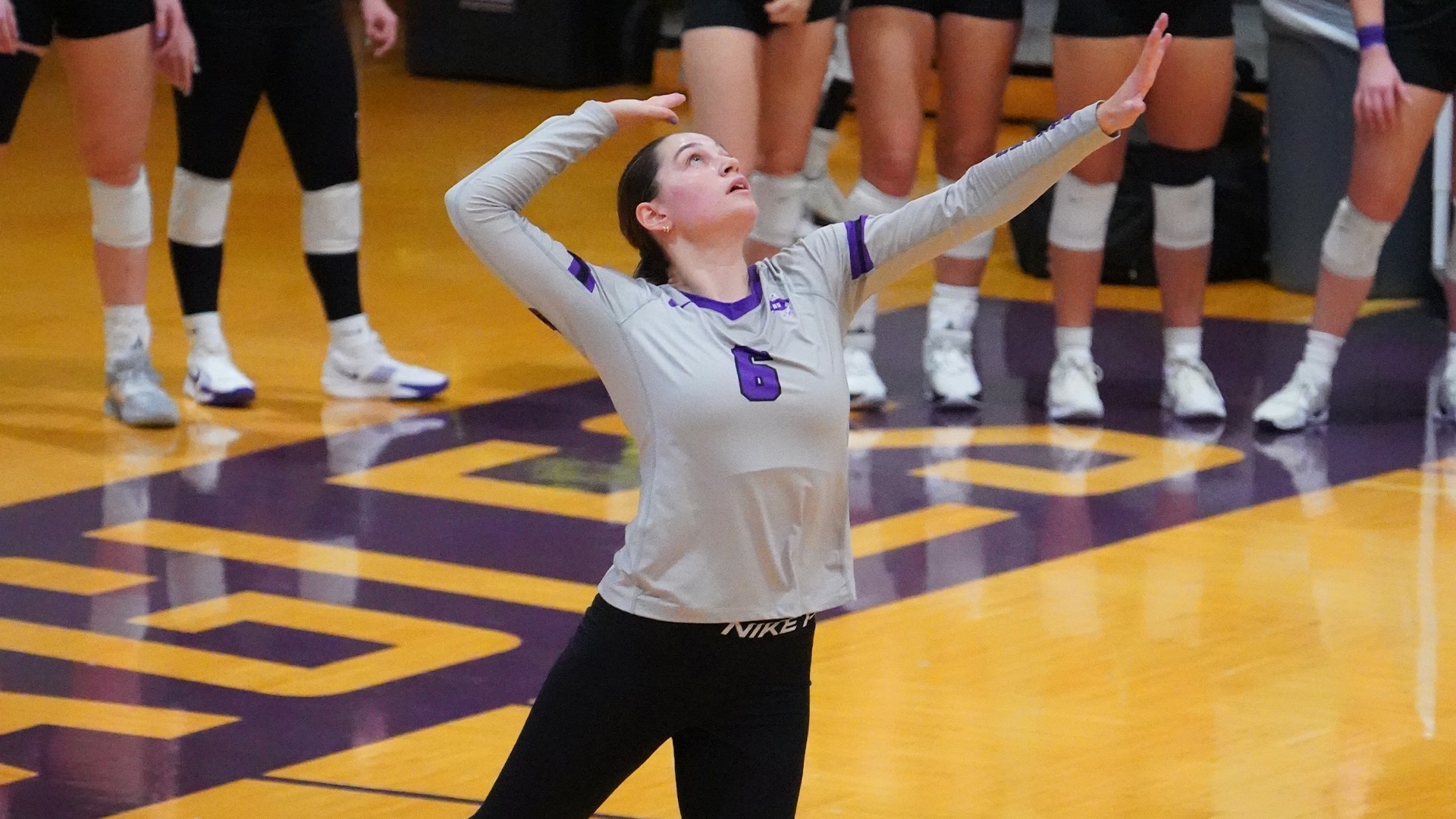 Mia Schaefer Serves Against Canisius 11/18/25