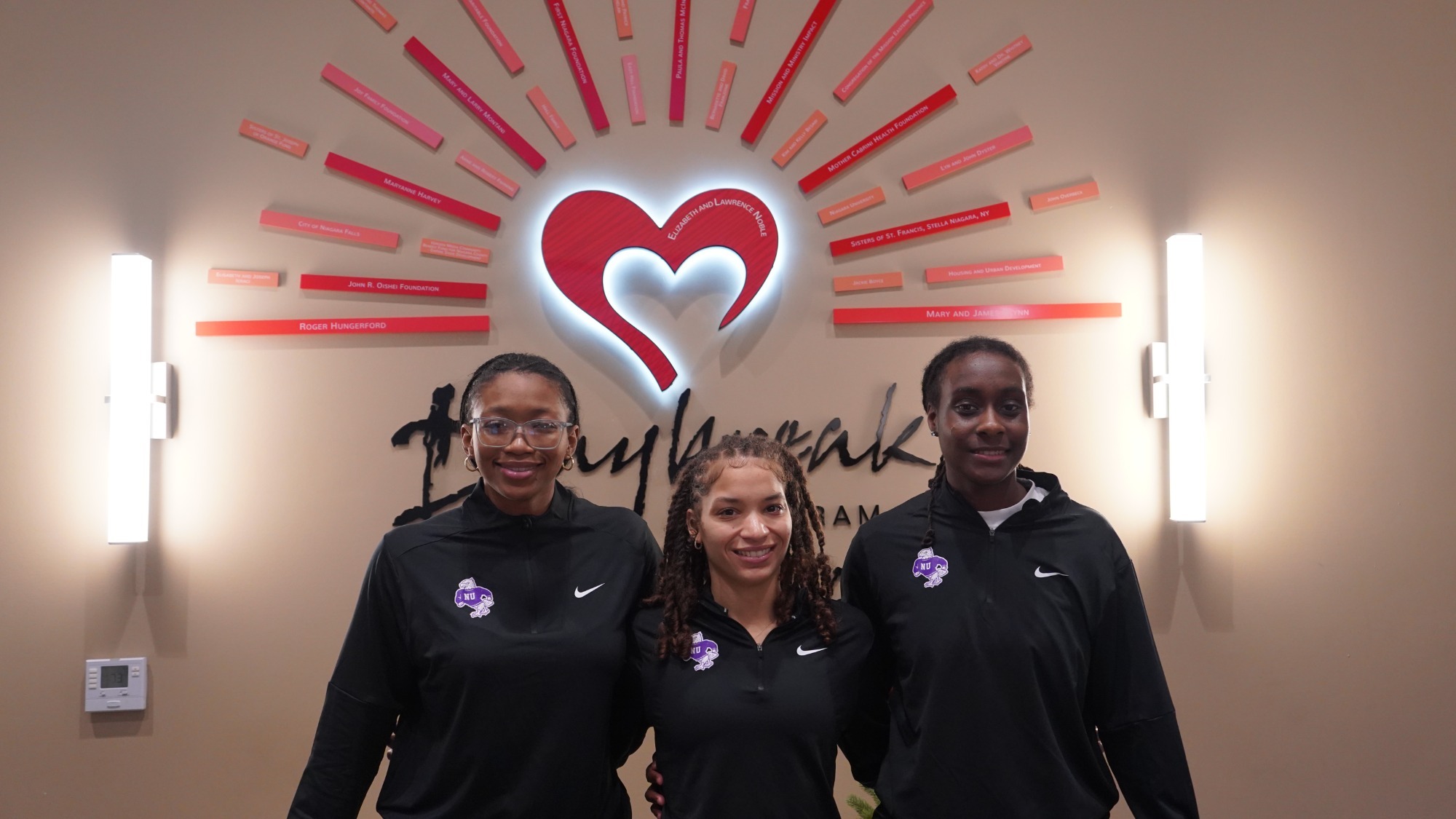 Jade Campbell, Caliana Fenceroy and Jade Rutledge at Heart, Love, and Soul