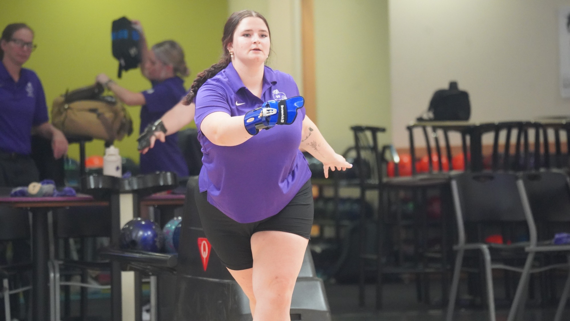 Brynn Grant at practice on 10/7