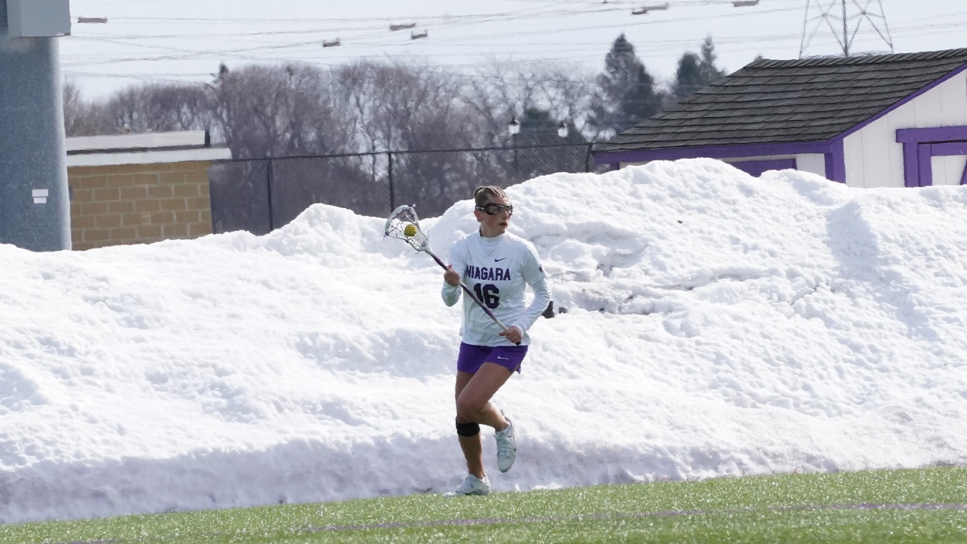 Michaela Delles On the Field Against St. Bonaventure 2026