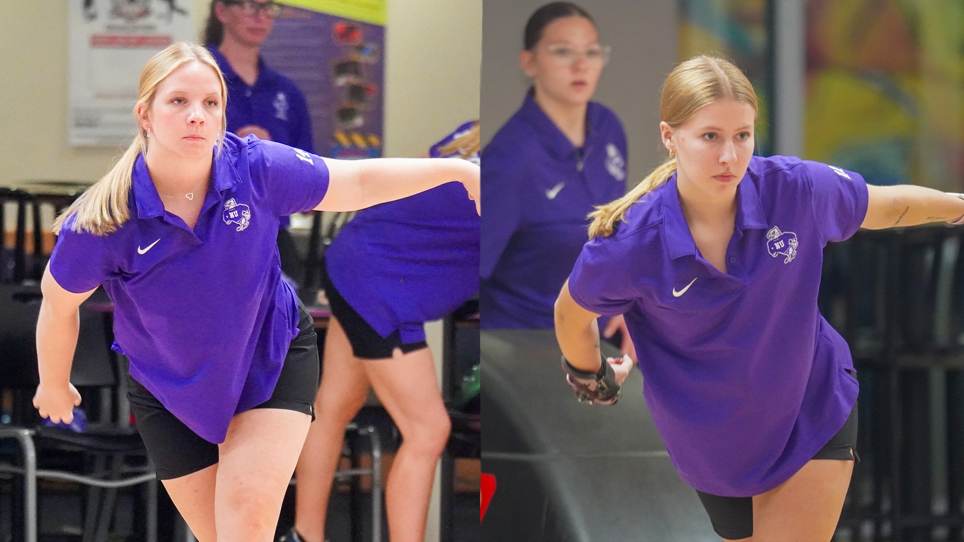 Emily Brock & Kate Ackerman at practice